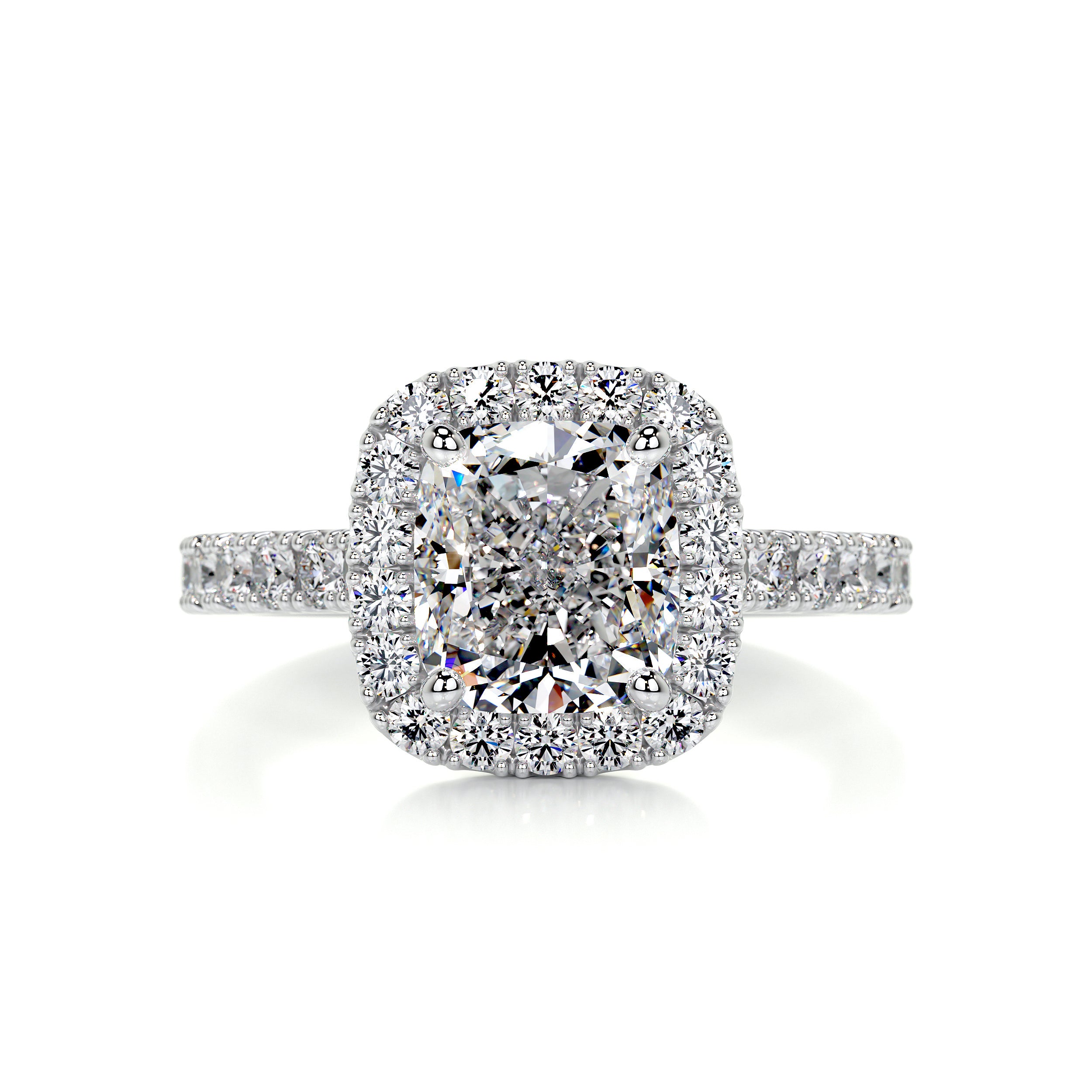 Celeste Diamond Engagement Ring -18K White Gold