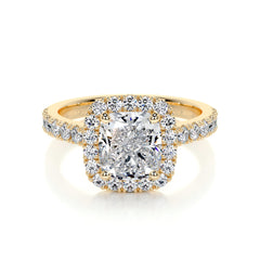 Celeste Lab Grown Diamond Ring -18K Yellow Gold