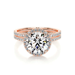 Layla Lab Grown Diamond Bridal Set - 14K Rose Gold