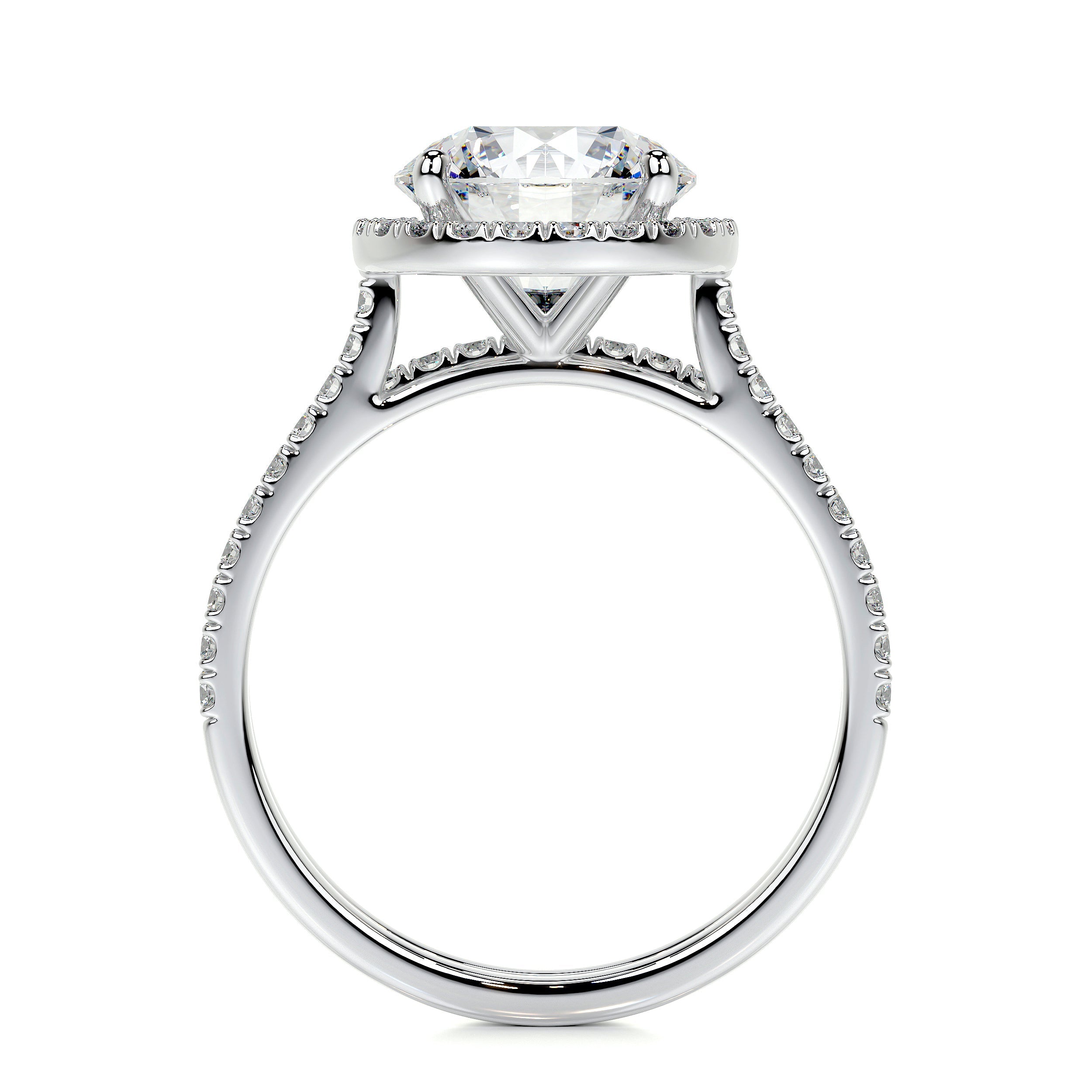 Layla Lab Grown Diamond Bridal Set   (2.8 Carat) - Platinum