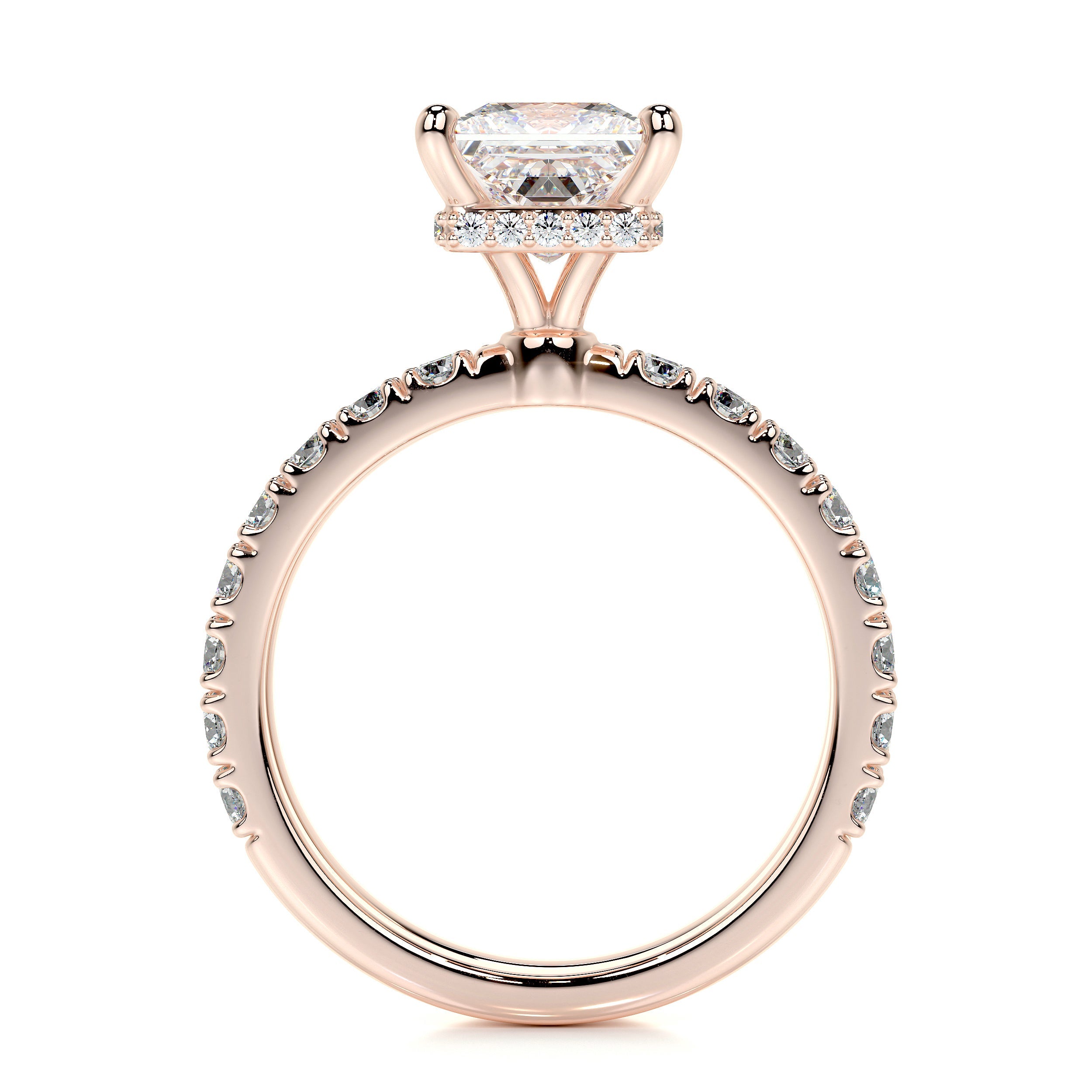 Valentina Lab Grown Diamond Bridal Set -14K Rose Gold
