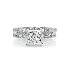 Valentina Diamond Bridal Set -14K White Gold