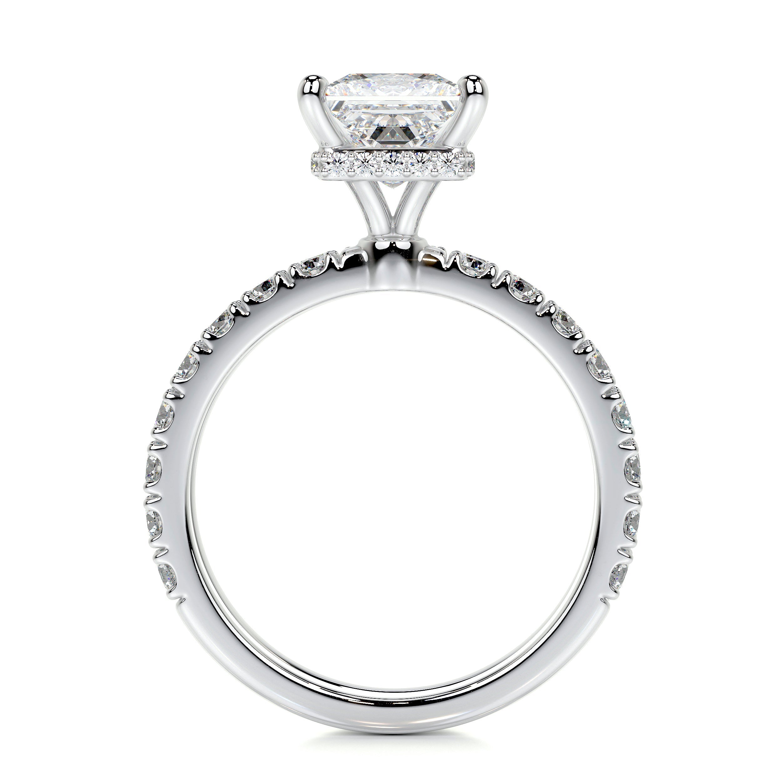 Valentina Lab Grown Diamond Bridal Set   (2.5 Carat) -Platinum