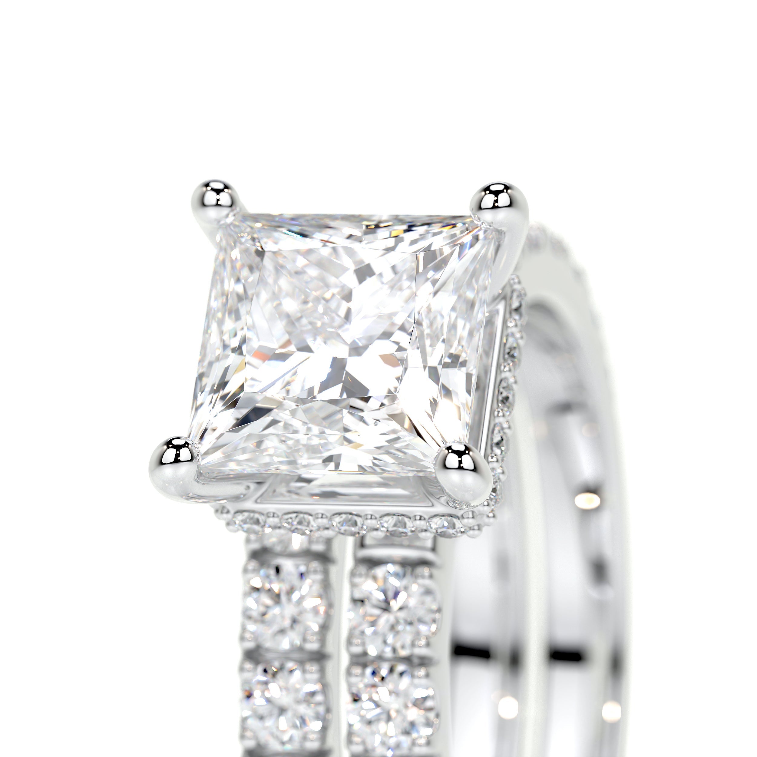Valentina Lab Grown Diamond Bridal Set   (2.5 Carat) -14K White Gold