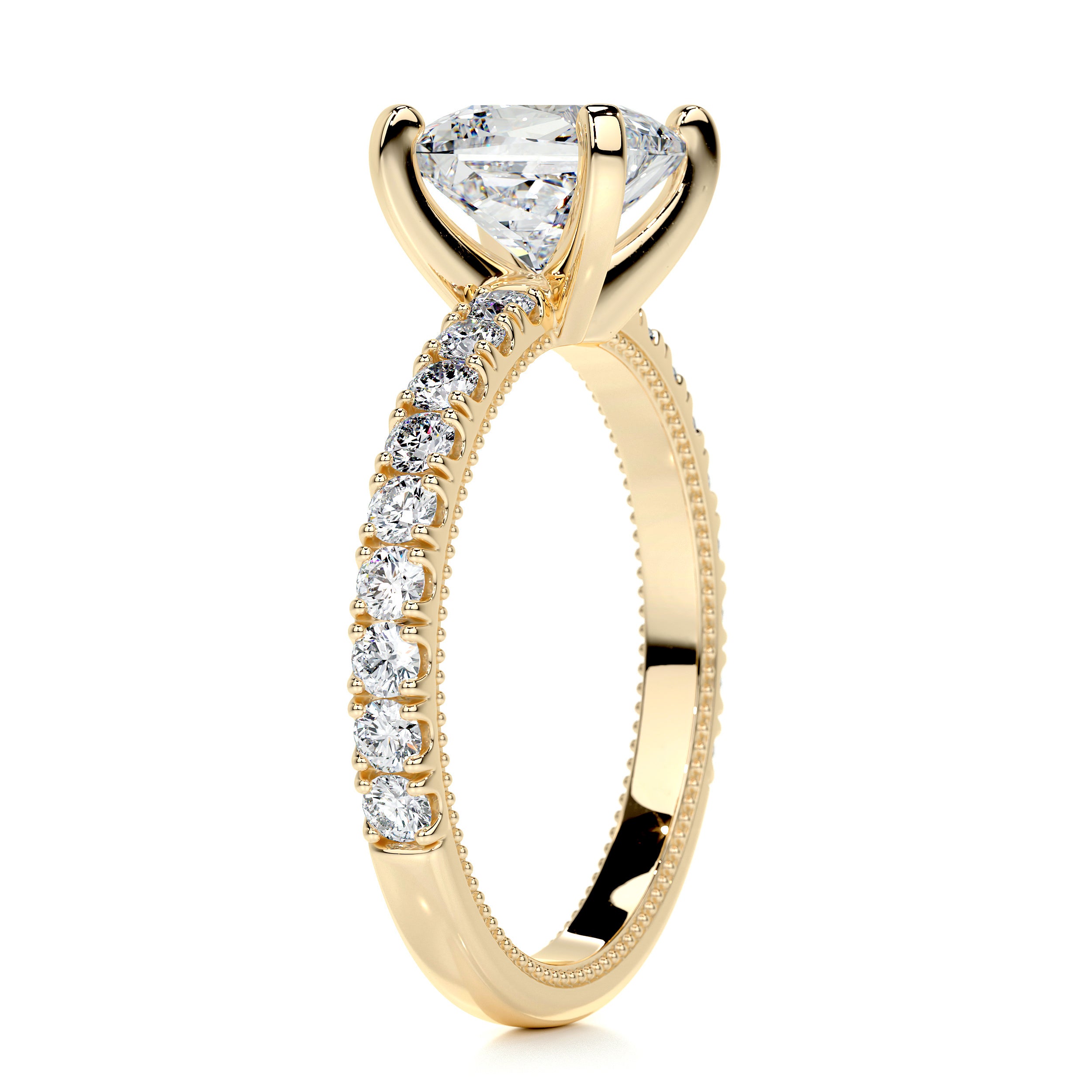 Blair Diamond Engagement Ring   (2 Carat) -18K Yellow Gold