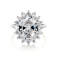 Lyn Lab Grown Diamond Ring - 14K White Gold