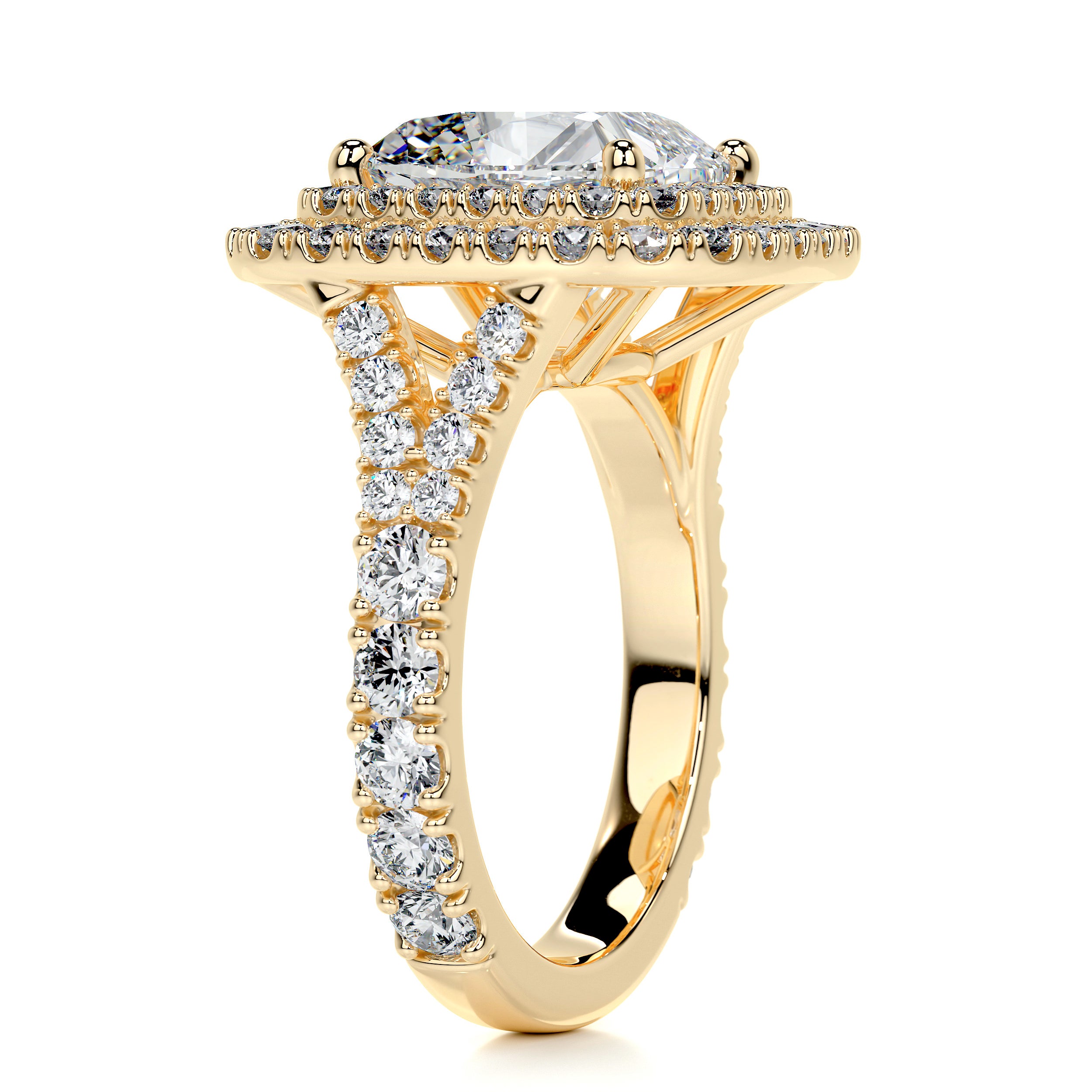Marley Diamond Engagement Ring - 18K Yellow Gold