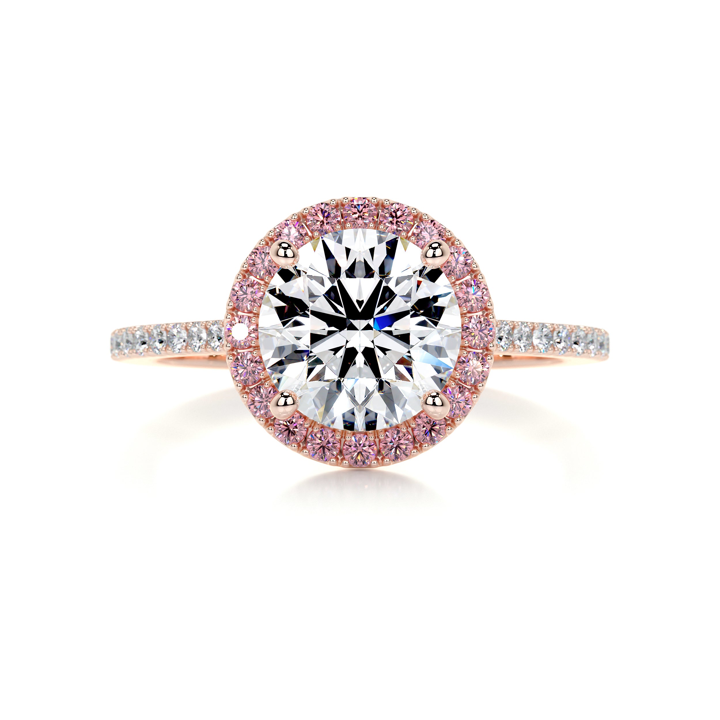 Layla Diamond Engagement Ring - 14K Rose Gold