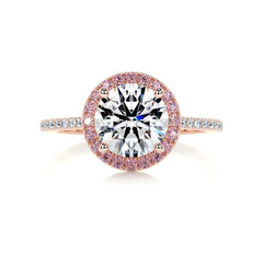 Layla Diamond Engagement Ring - 14K Rose Gold