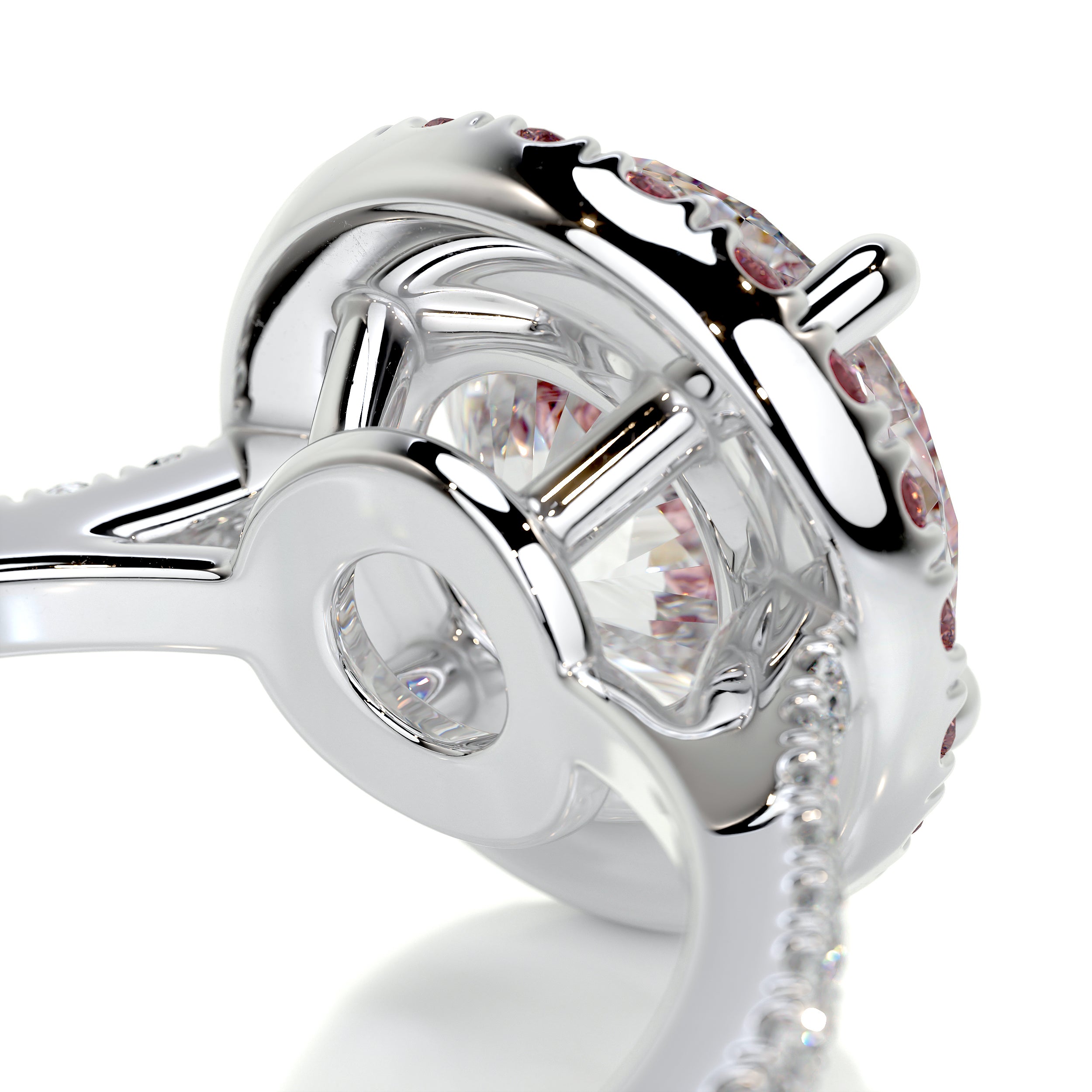 Layla Diamond Engagement Ring   (2.5 Carat) - Platinum