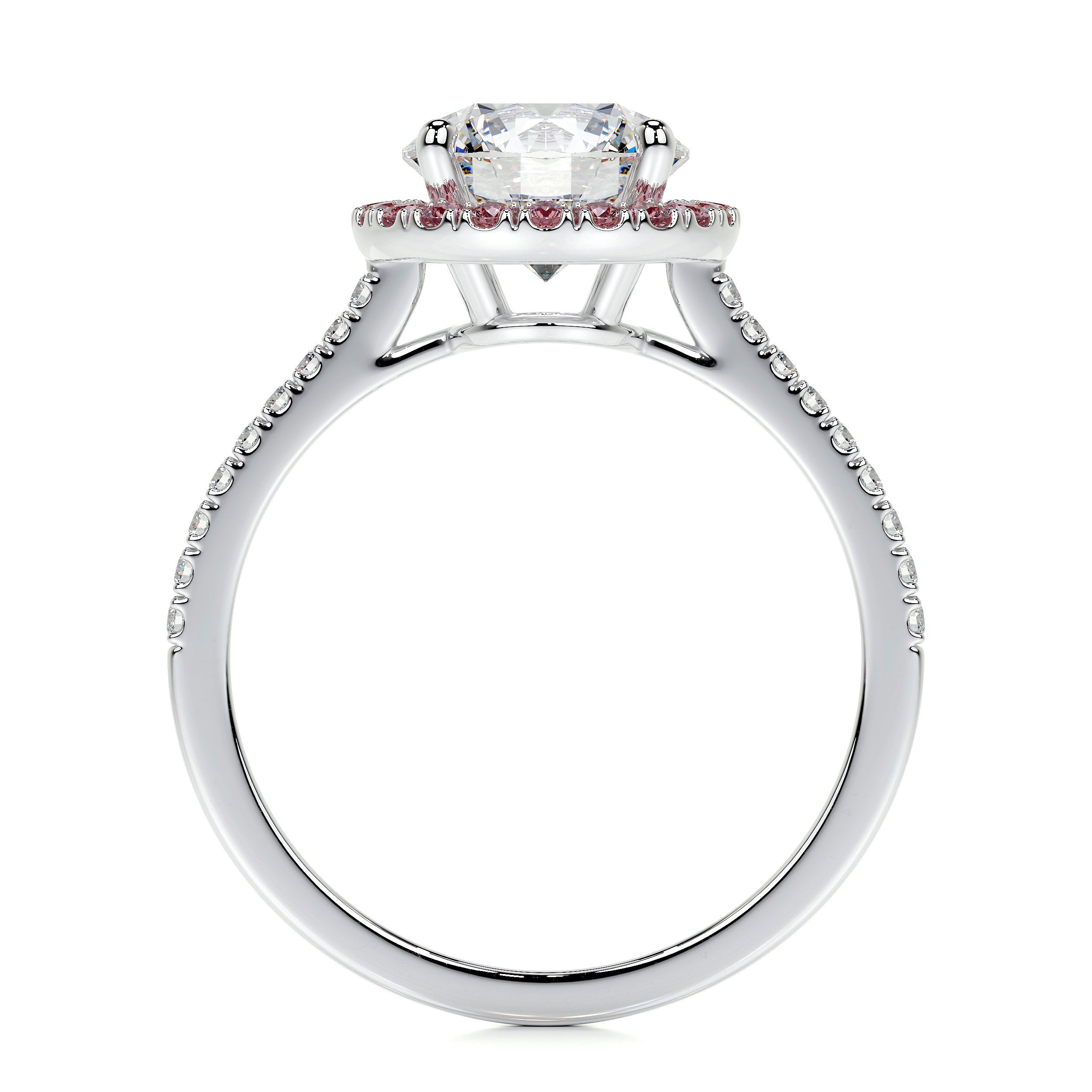 Layla Lab Grown Diamond Ring   (2.5 Carat) - Platinum