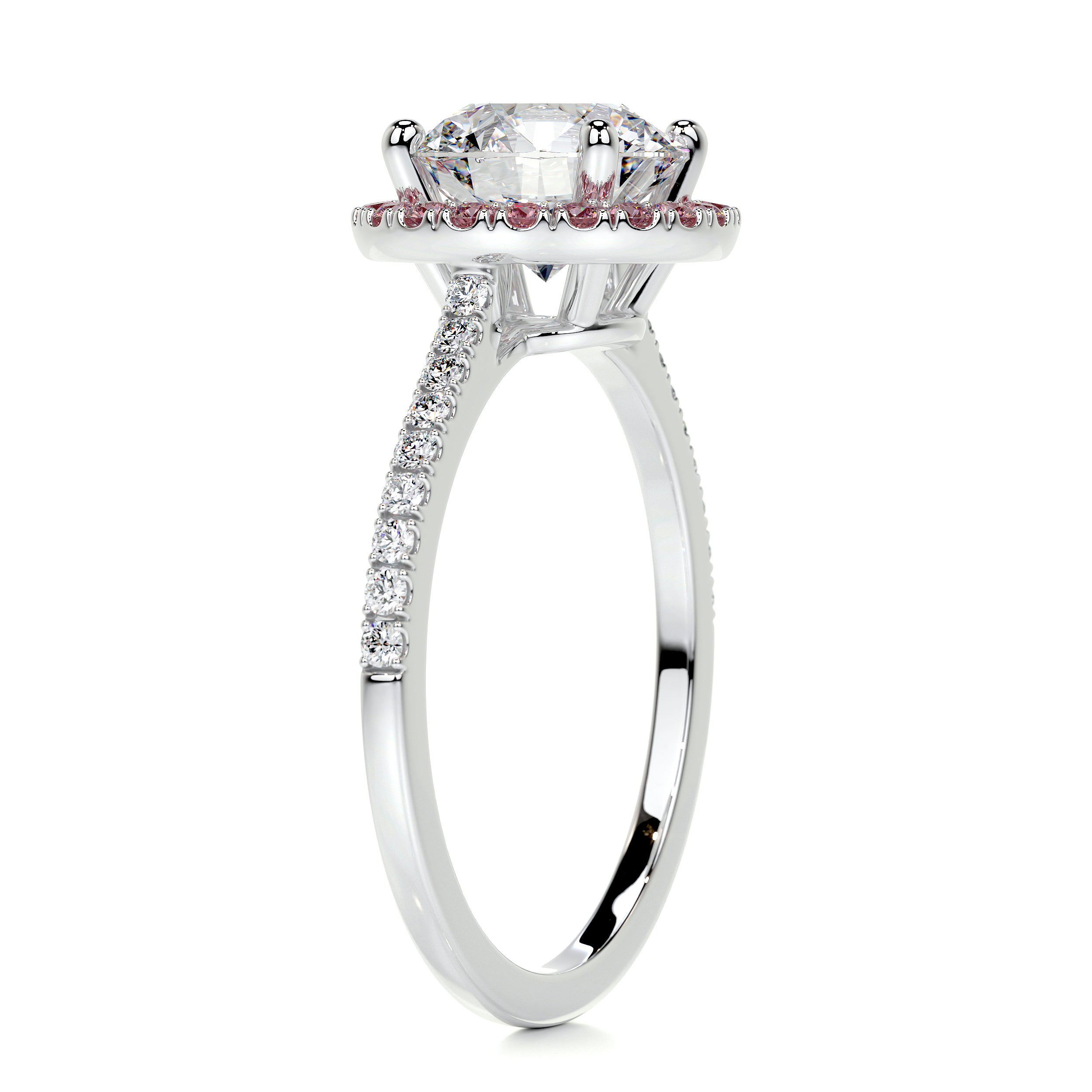 Layla Diamond Engagement Ring   (2.5 Carat) - Platinum