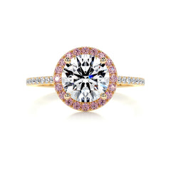 Layla Diamond Engagement Ring - 18K Yellow Gold