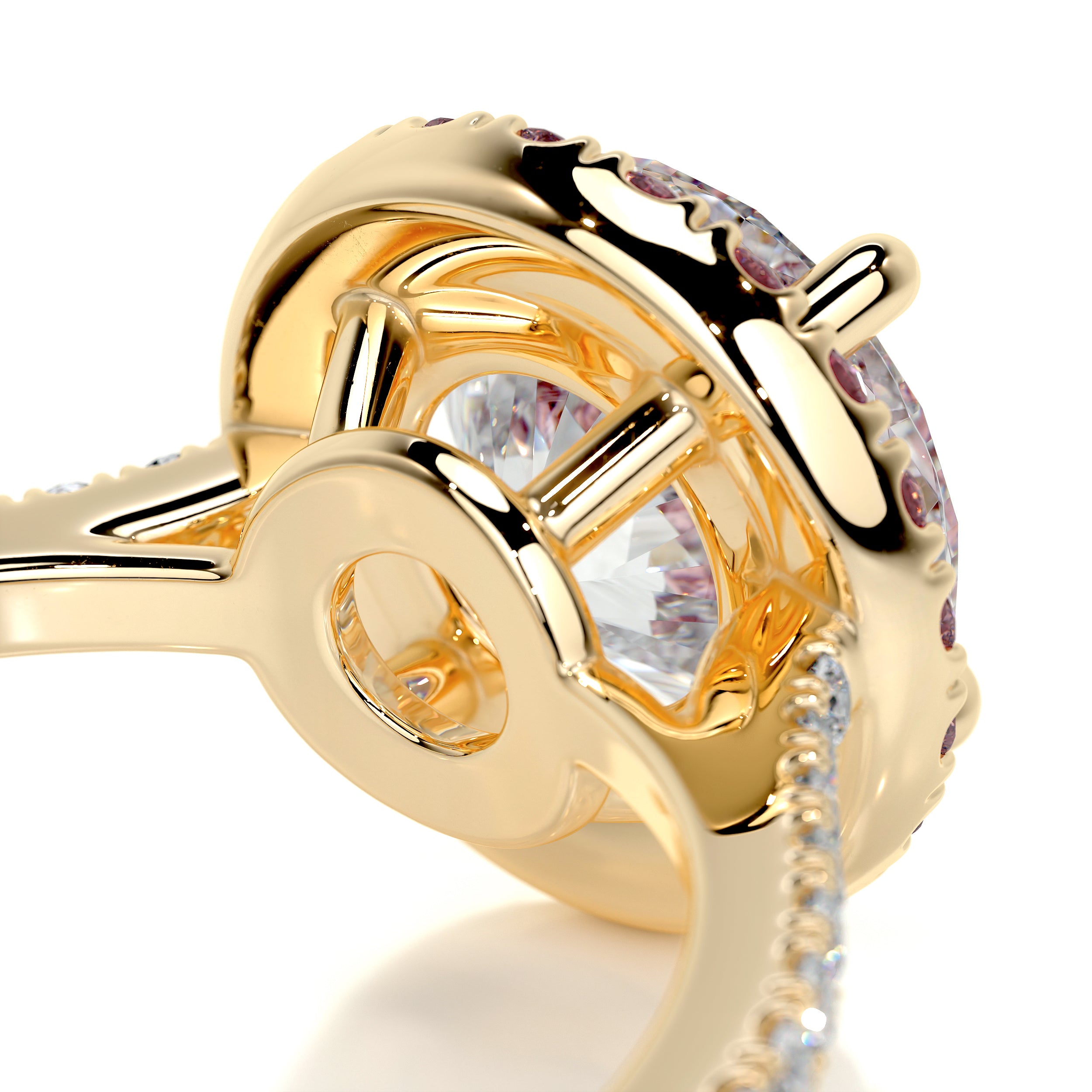Layla Diamond Engagement Ring - 18K Yellow Gold