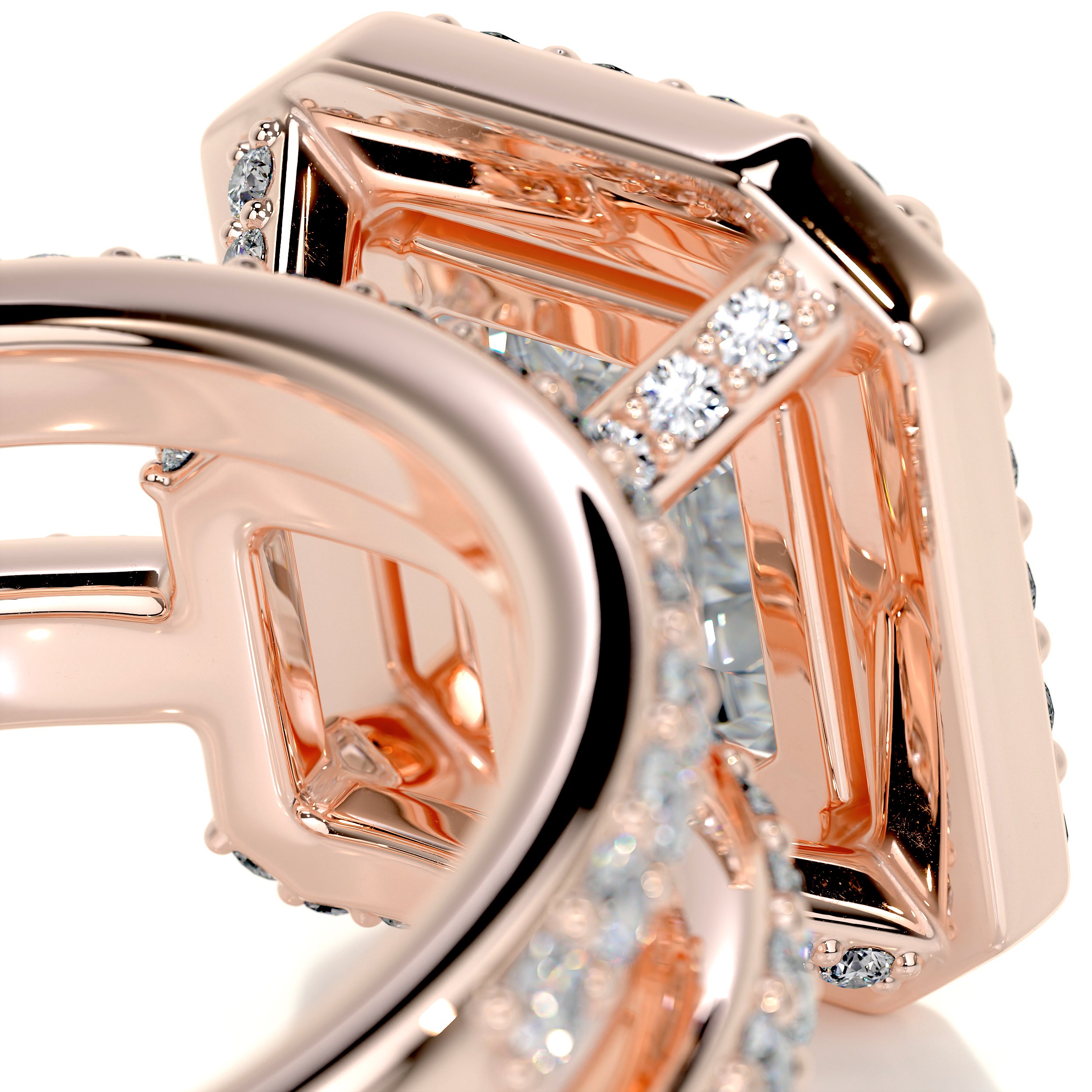 Brooklyn Diamond Bridal Set   (2.5 Carat) -14K Rose Gold