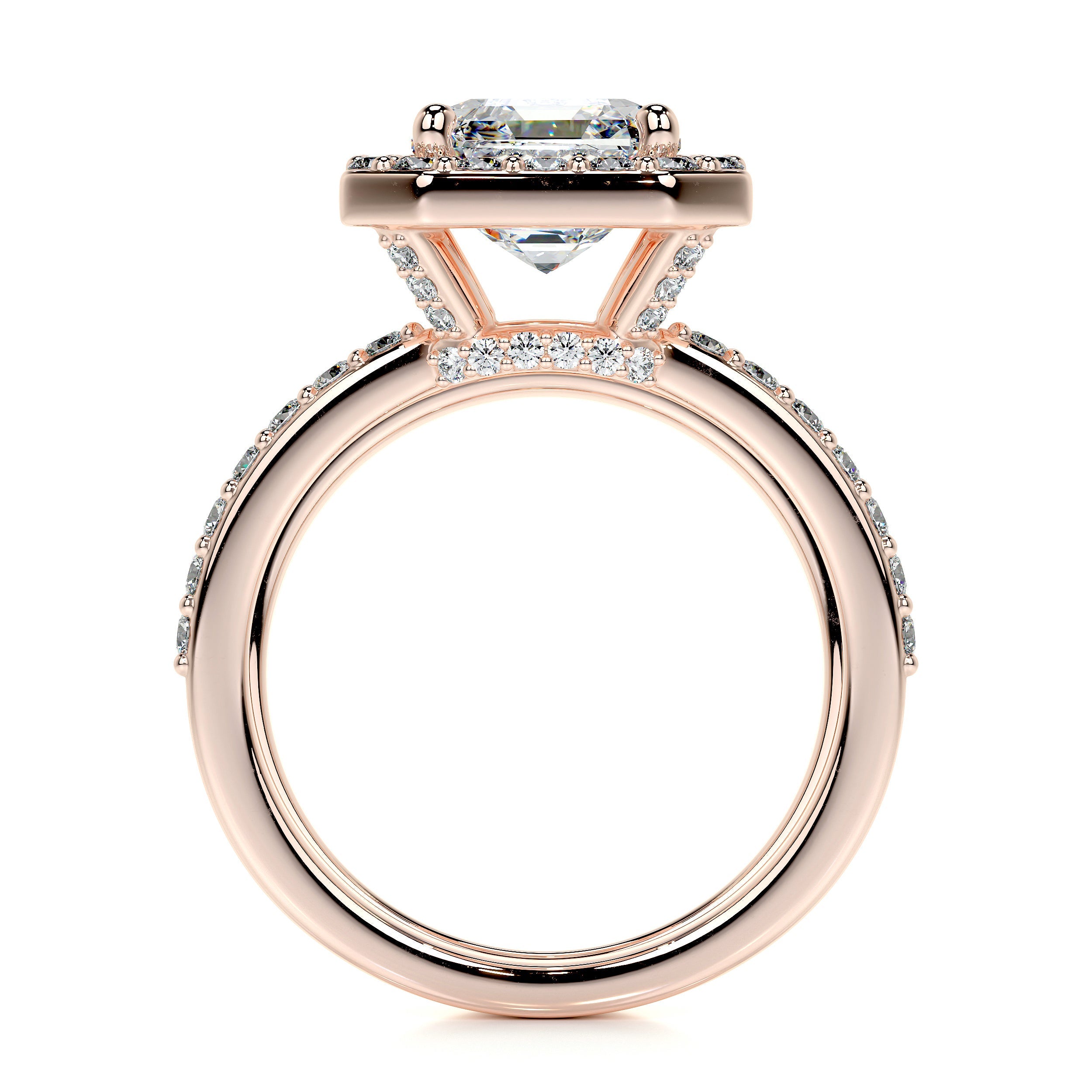 Brooklyn Lab Grown Diamond Bridal Set   (2.5 Carat) -14K Rose Gold