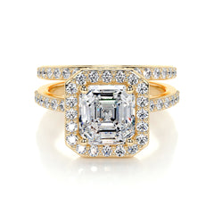 Brooklyn Lab Grown Diamond Bridal Set -18K Yellow Gold