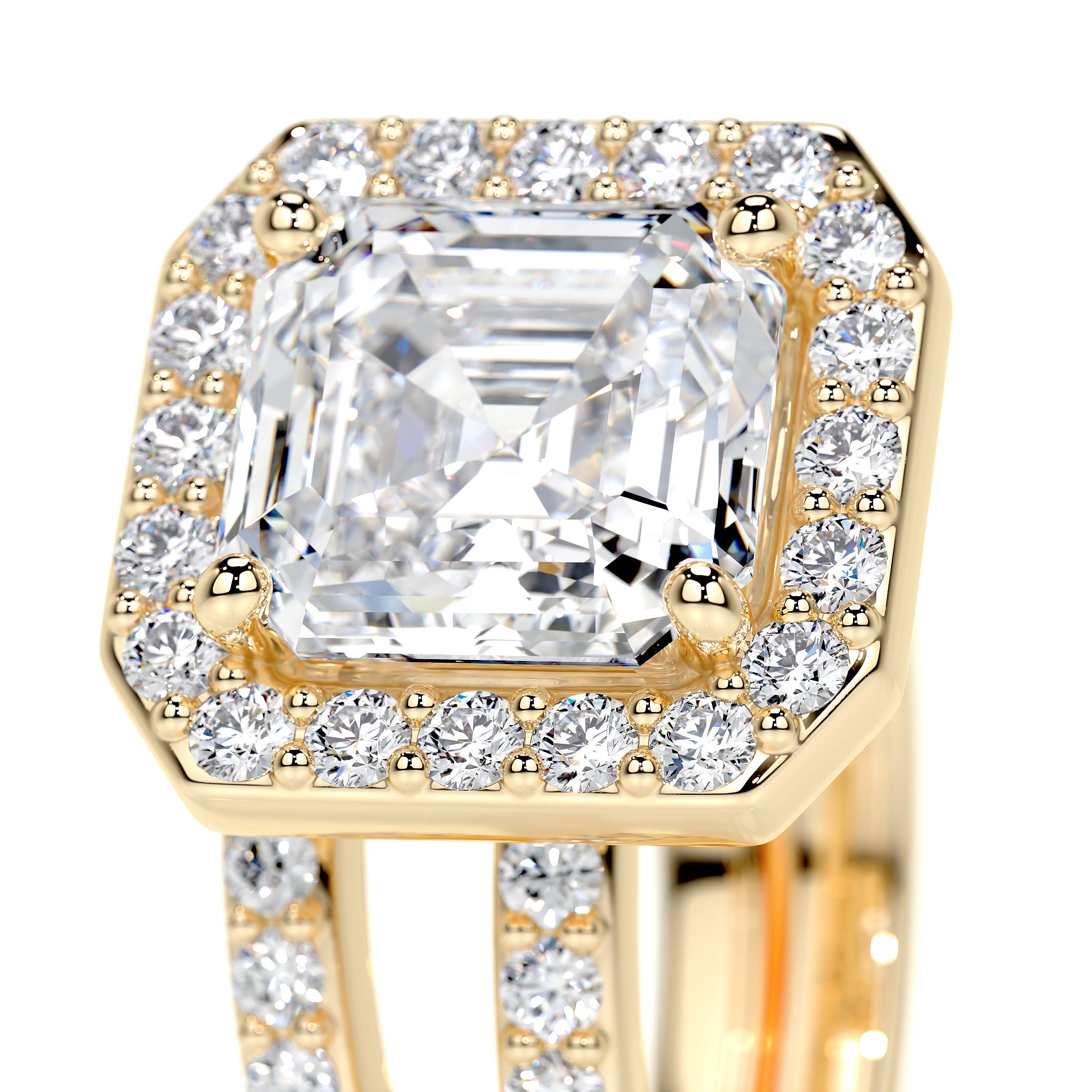 Brooklyn Lab Grown Diamond Bridal Set   (2.5 Carat) -18K Yellow Gold