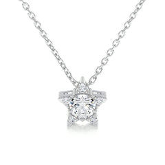 Robbie Diamond Pendant (0.30 Carat) -14K White Gold