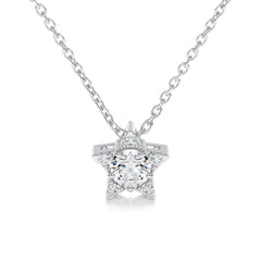 Robbie Lab Grown Diamond Pendant (0.30 Carat) -14K White Gold