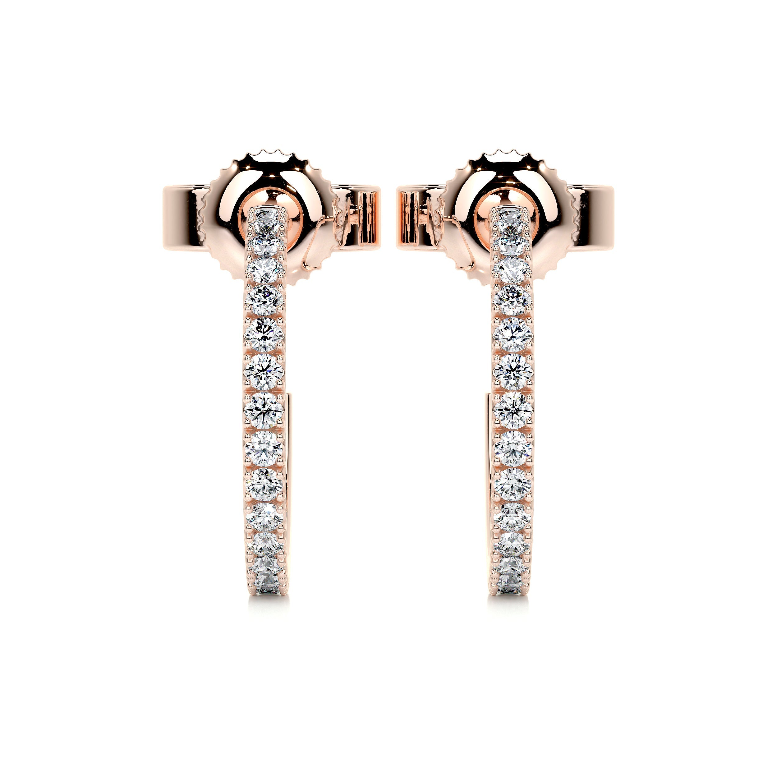Nicole Lab Grown Diamond Earrings   (0.50 Carat) -14K Rose Gold