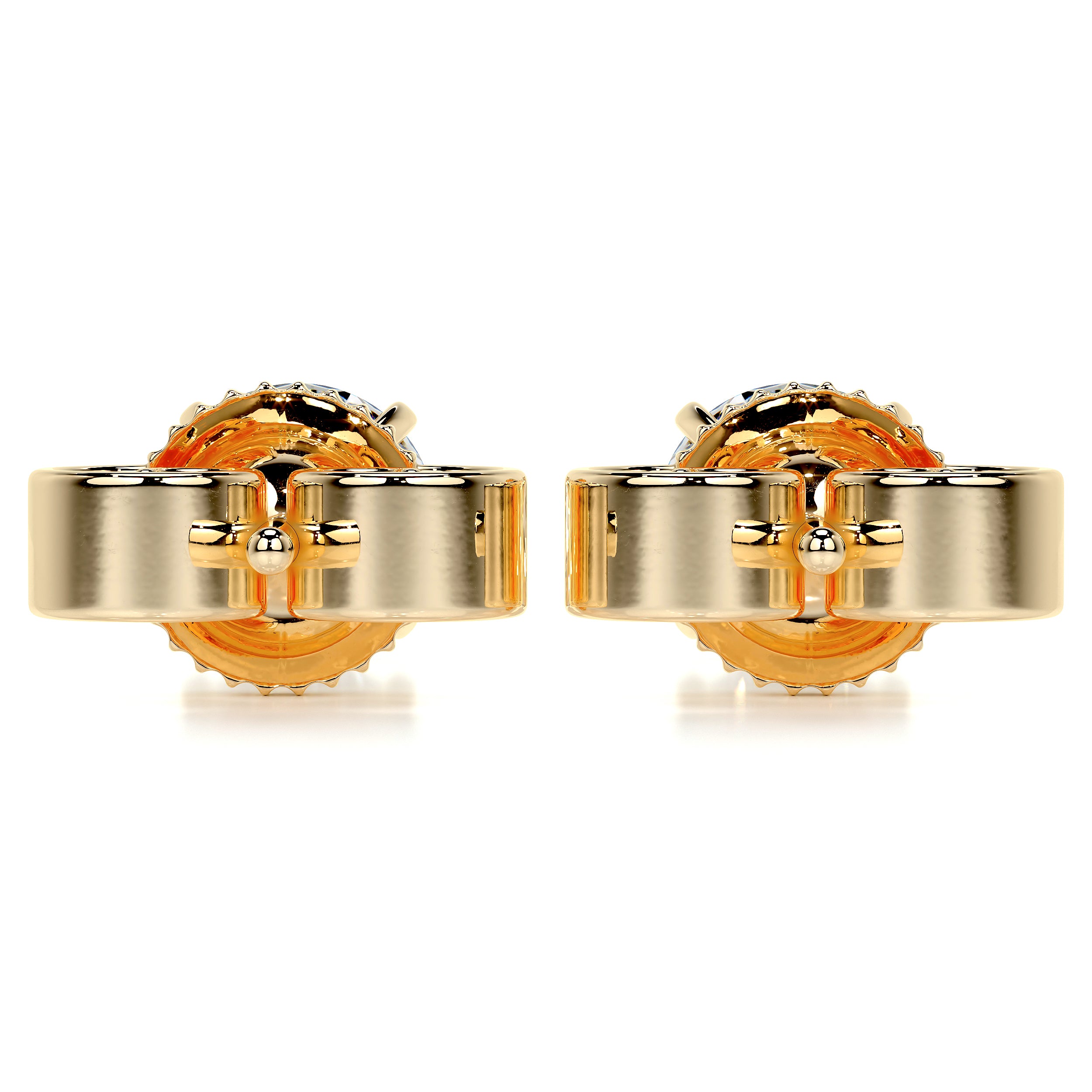 Allen Diamond Earrings -18K Yellow Gold