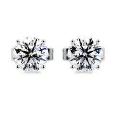 Allen Diamond Earrings -18K White Gold