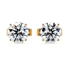 Allen Diamond Earrings -18K Yellow Gold
