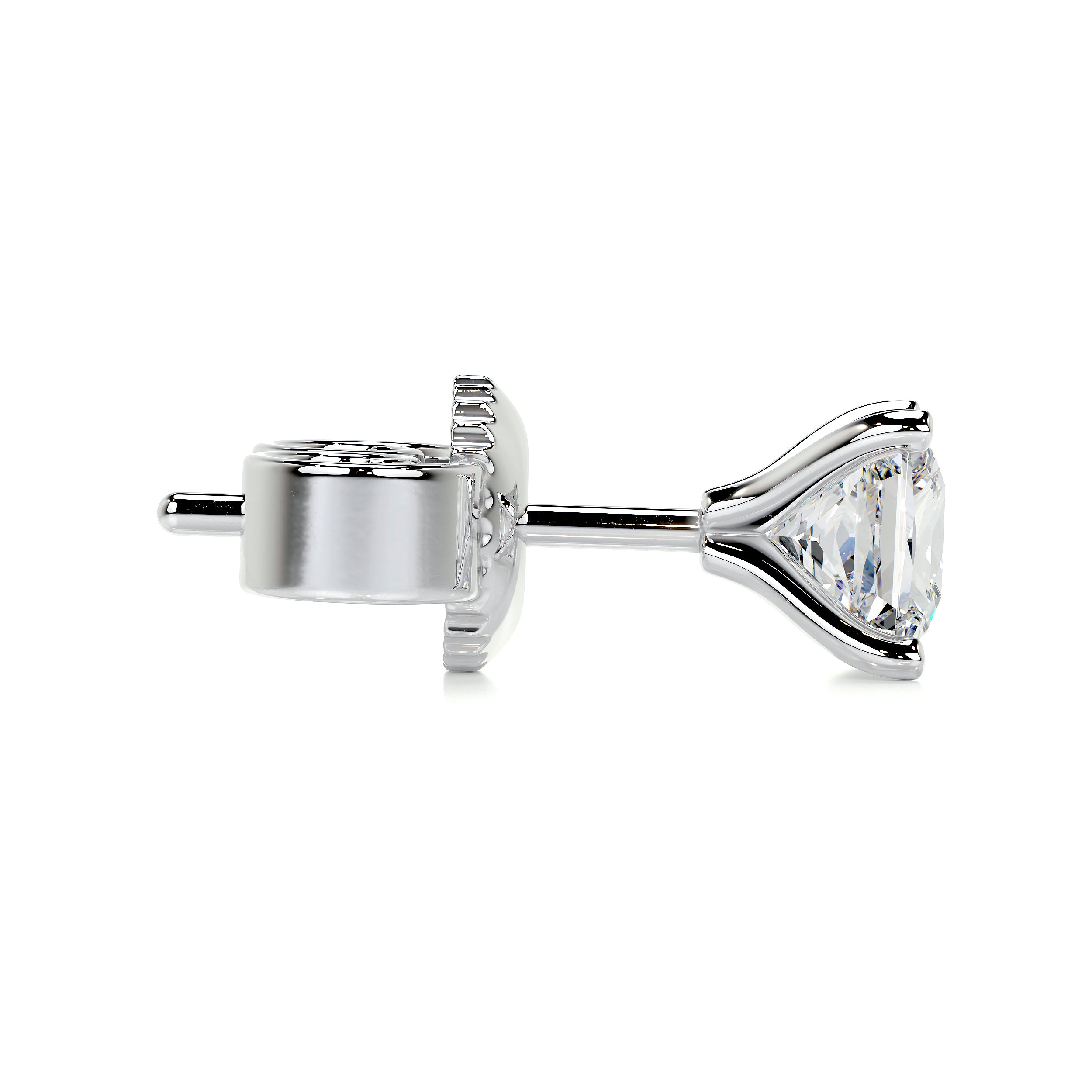 Jamie Lab Grown Diamond Earrings -18K White Gold