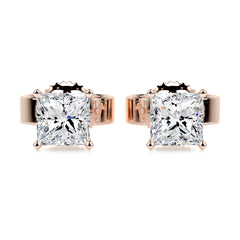 Jamie Diamond Earrings -14K Rose Gold