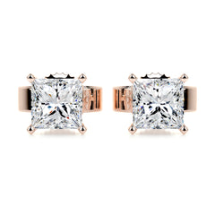 Jamie Diamond Earrings -14K Rose Gold