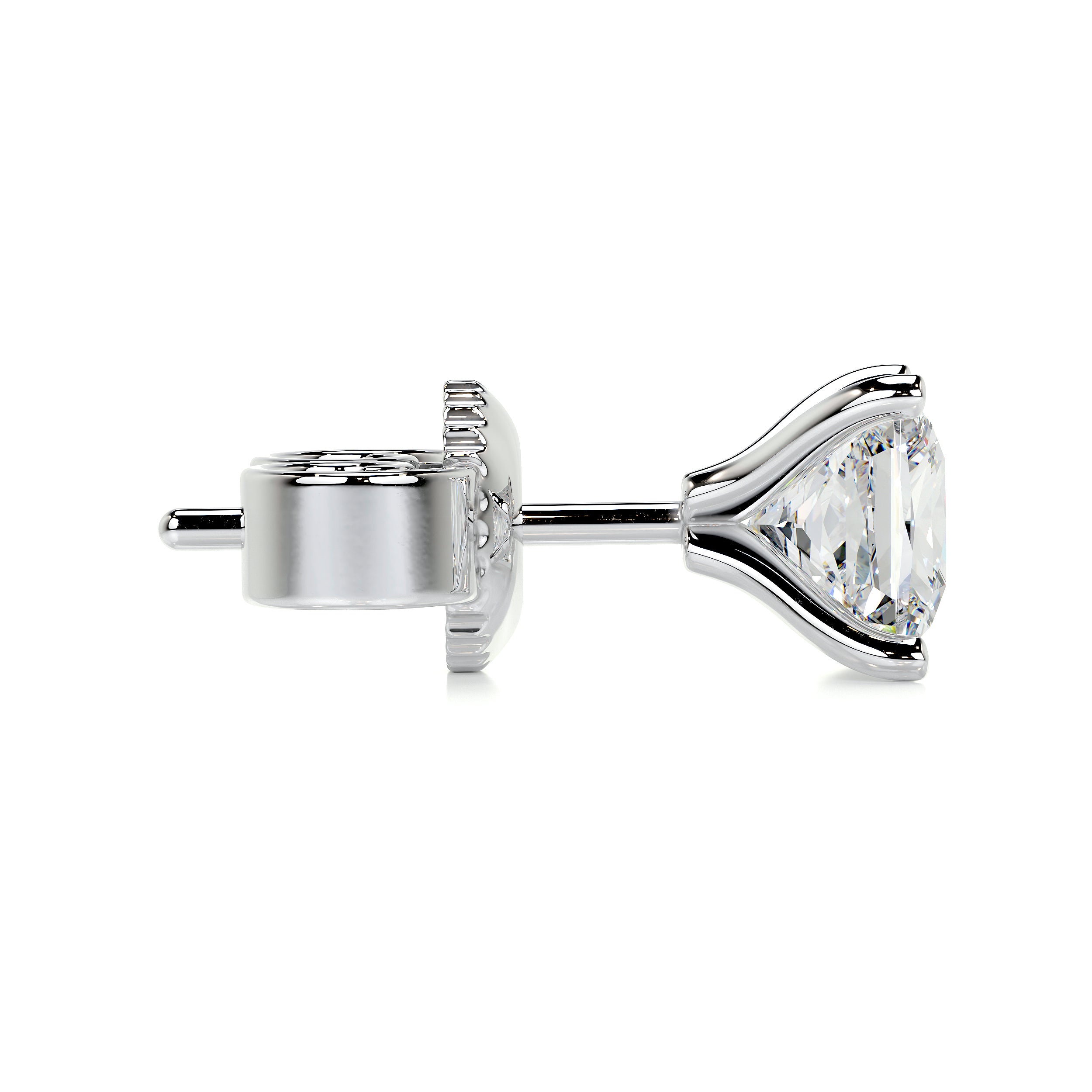 Jamie Lab Grown Diamond Earrings -18K White Gold