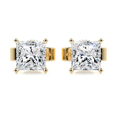 Jamie Diamond Earrings -18K Yellow Gold