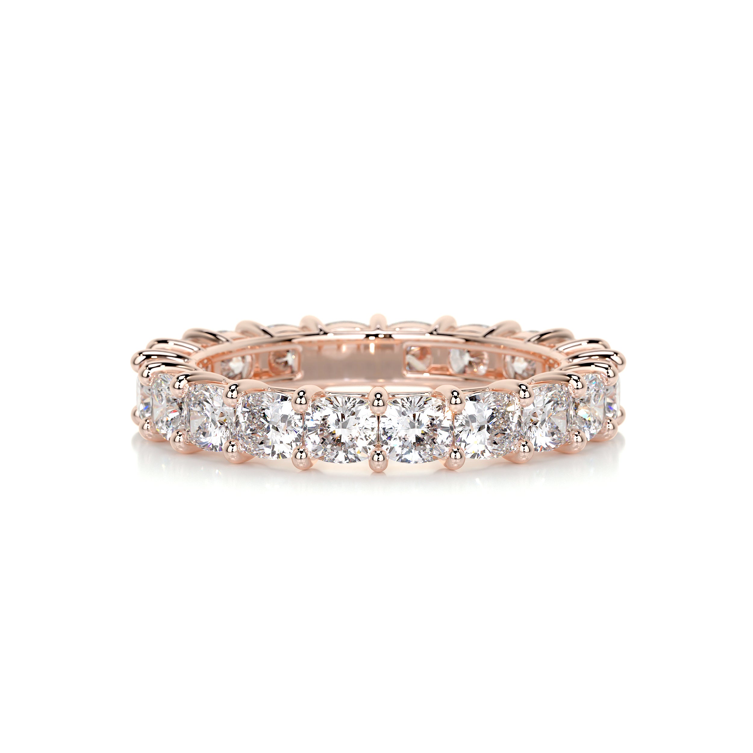 Dianna Diamond Wedding Ring   (3 Carat) -14K Rose Gold