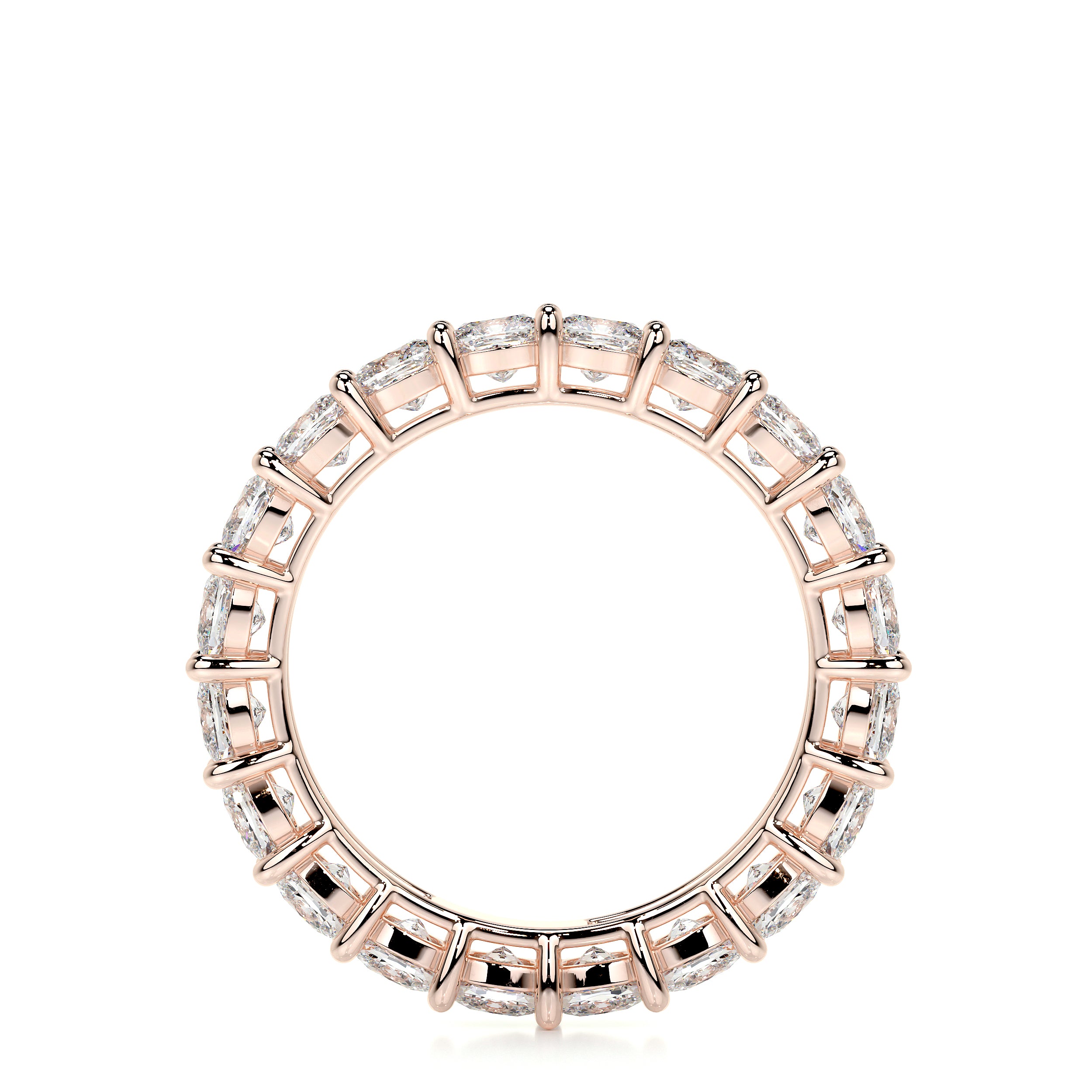 Dianna Lab Grown Diamond Wedding Ring   (3 Carat) -14K Rose Gold