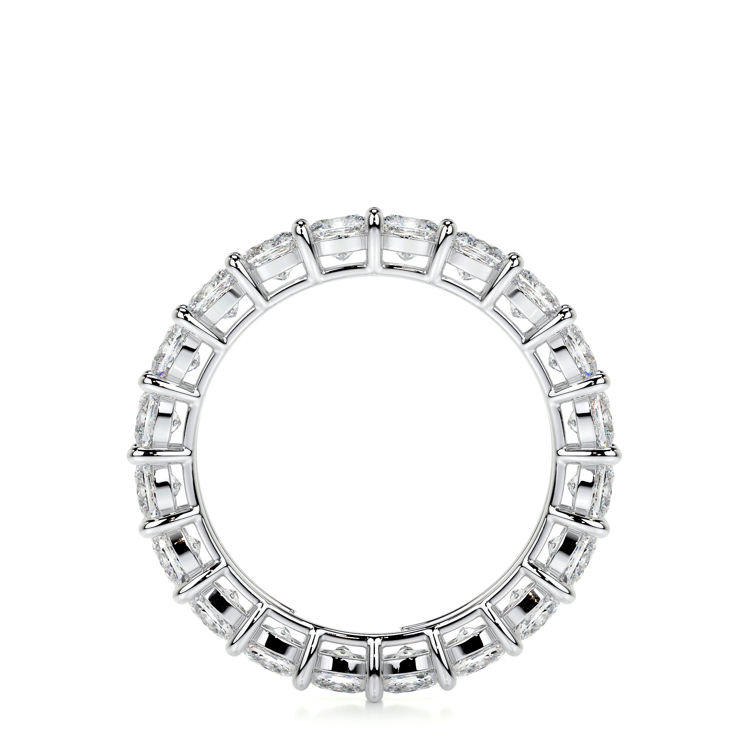 Dianna Lab Grown Diamond Wedding Ring   (3 Carat) -18K White Gold