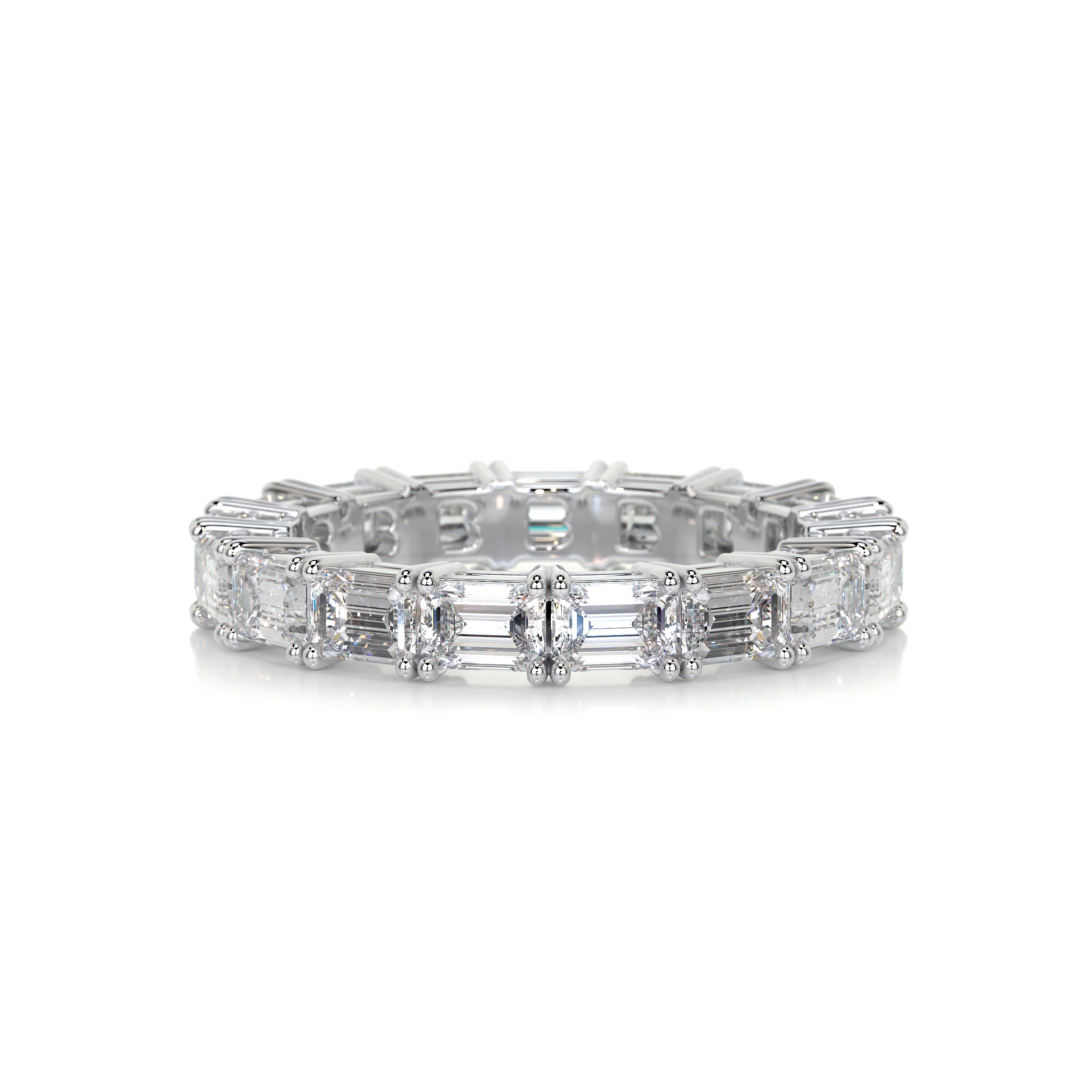 Vicky Diamond Wedding Ring   (3 Carat) -14K White Gold