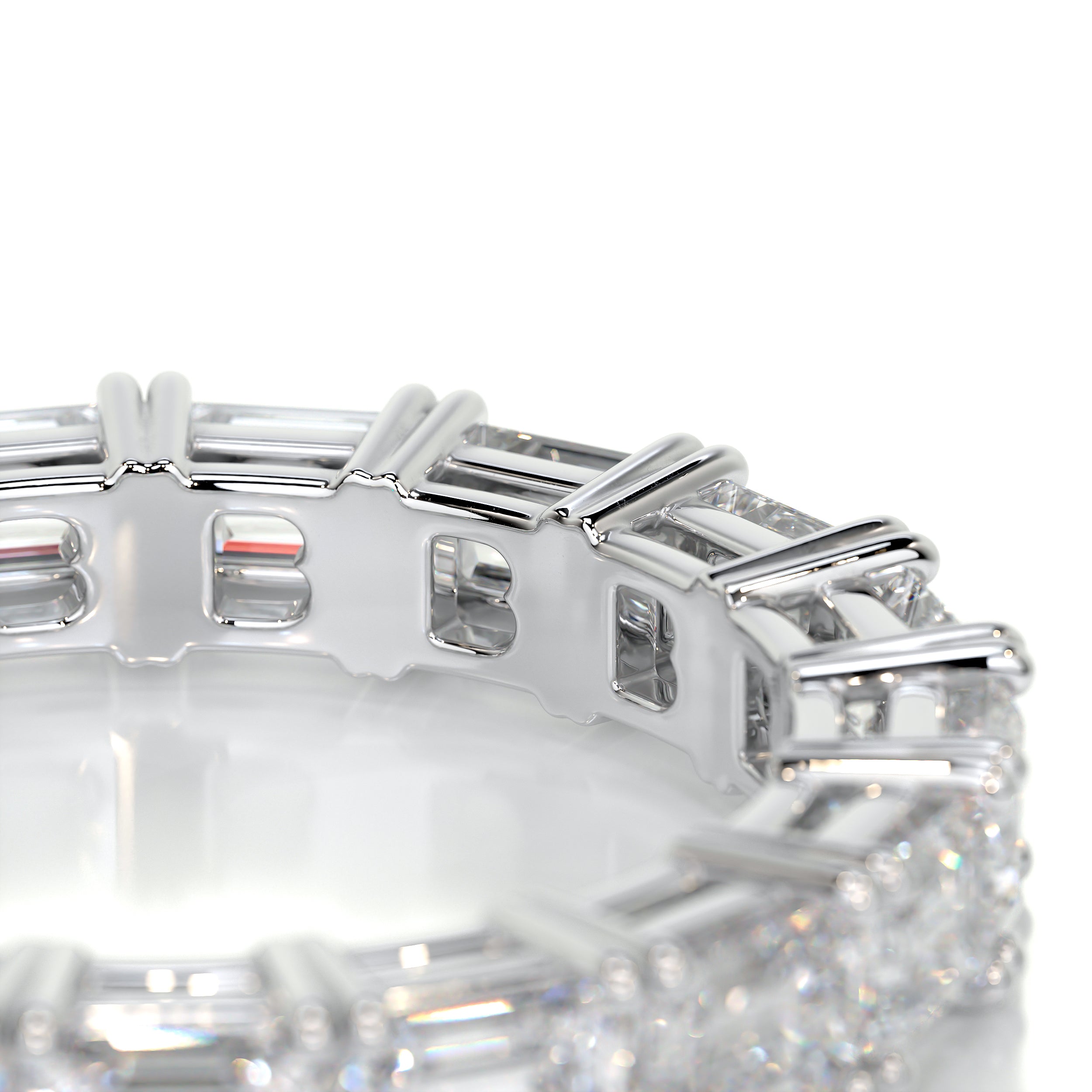 Vicky Diamond Wedding Ring   (3 Carat) -18K White Gold
