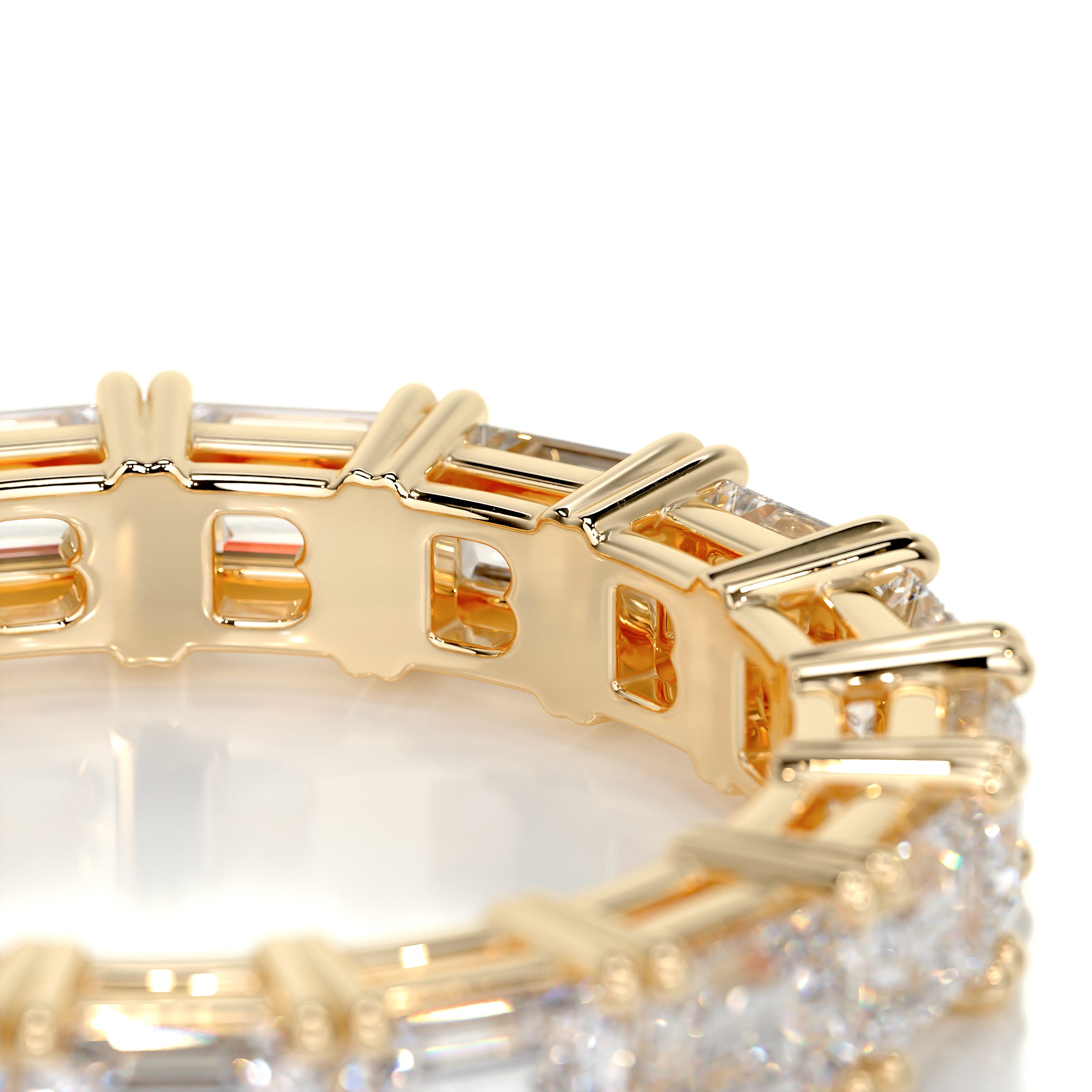 Vicky Diamond Wedding Ring   (3 Carat) -18K Yellow Gold