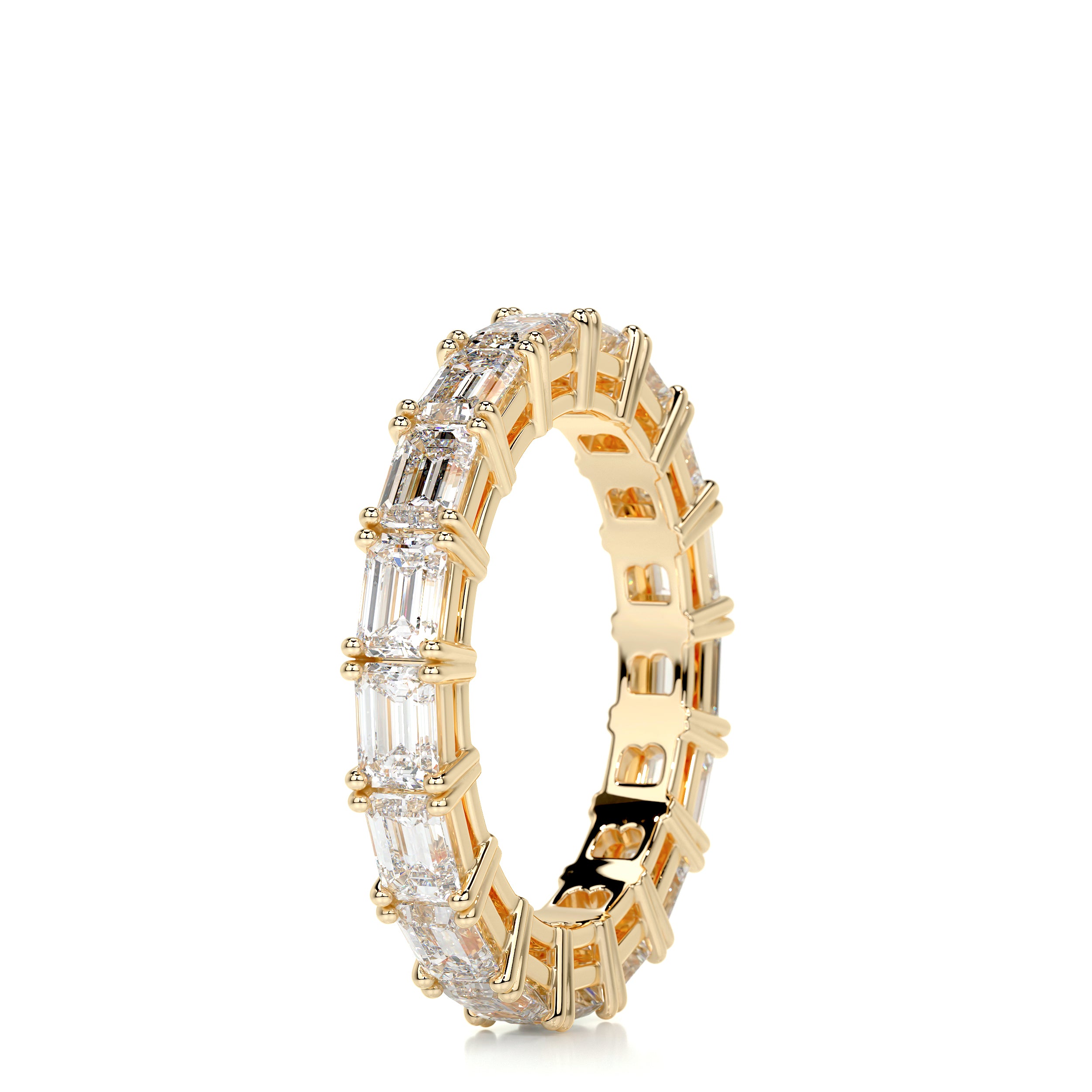 Vicky Diamond Wedding Ring   (3 Carat) -18K Yellow Gold