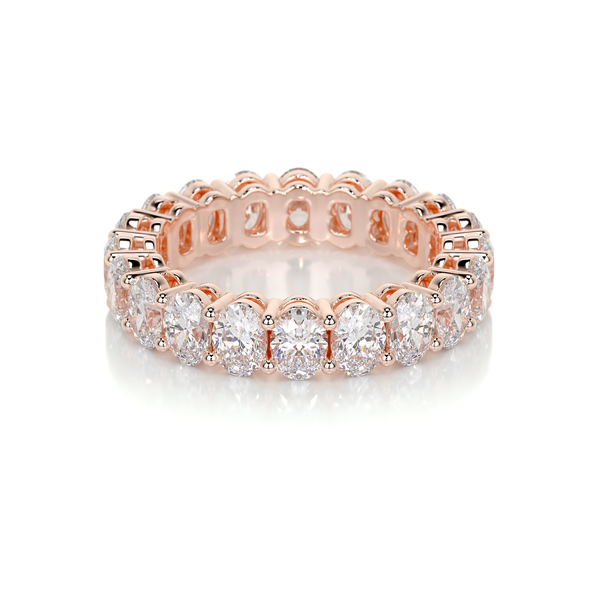 Julia Lab Grown Diamond Wedding Ring   (3.5 Carat) -14K Rose Gold