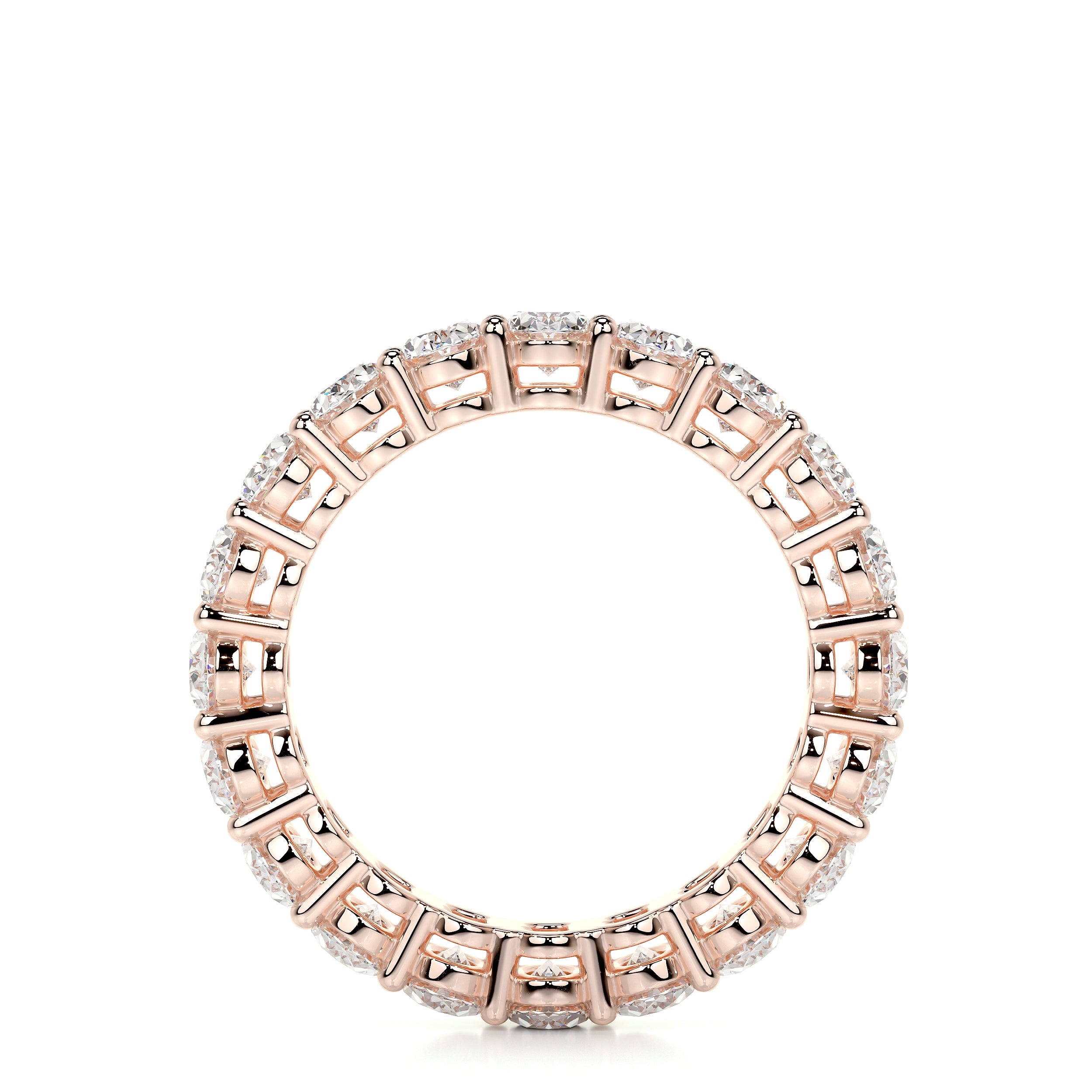 Julia Lab Grown Diamond Wedding Ring   (3.5 Carat) -14K Rose Gold