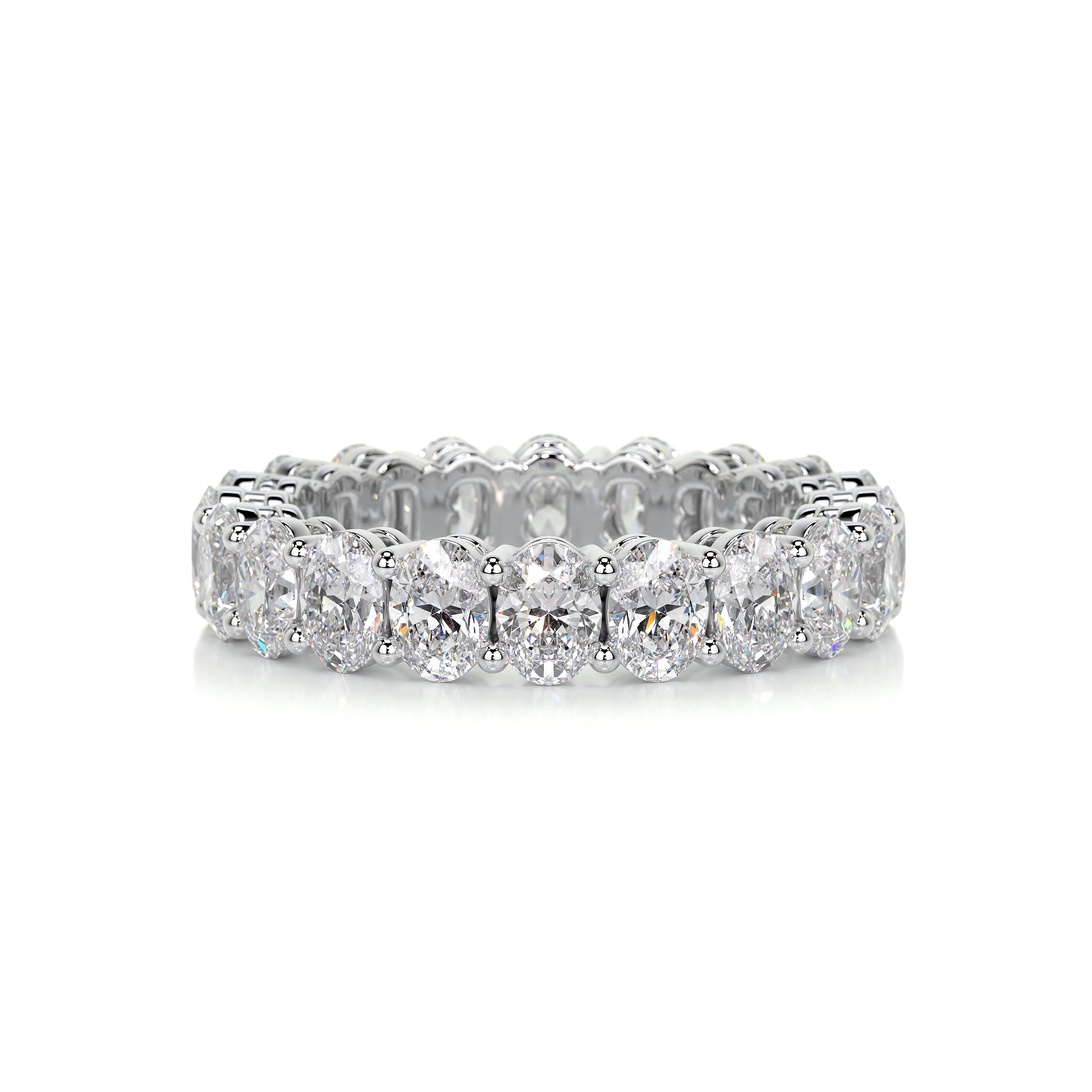 Julia Diamond Wedding Ring   (3.5 Carat) -14K White Gold
