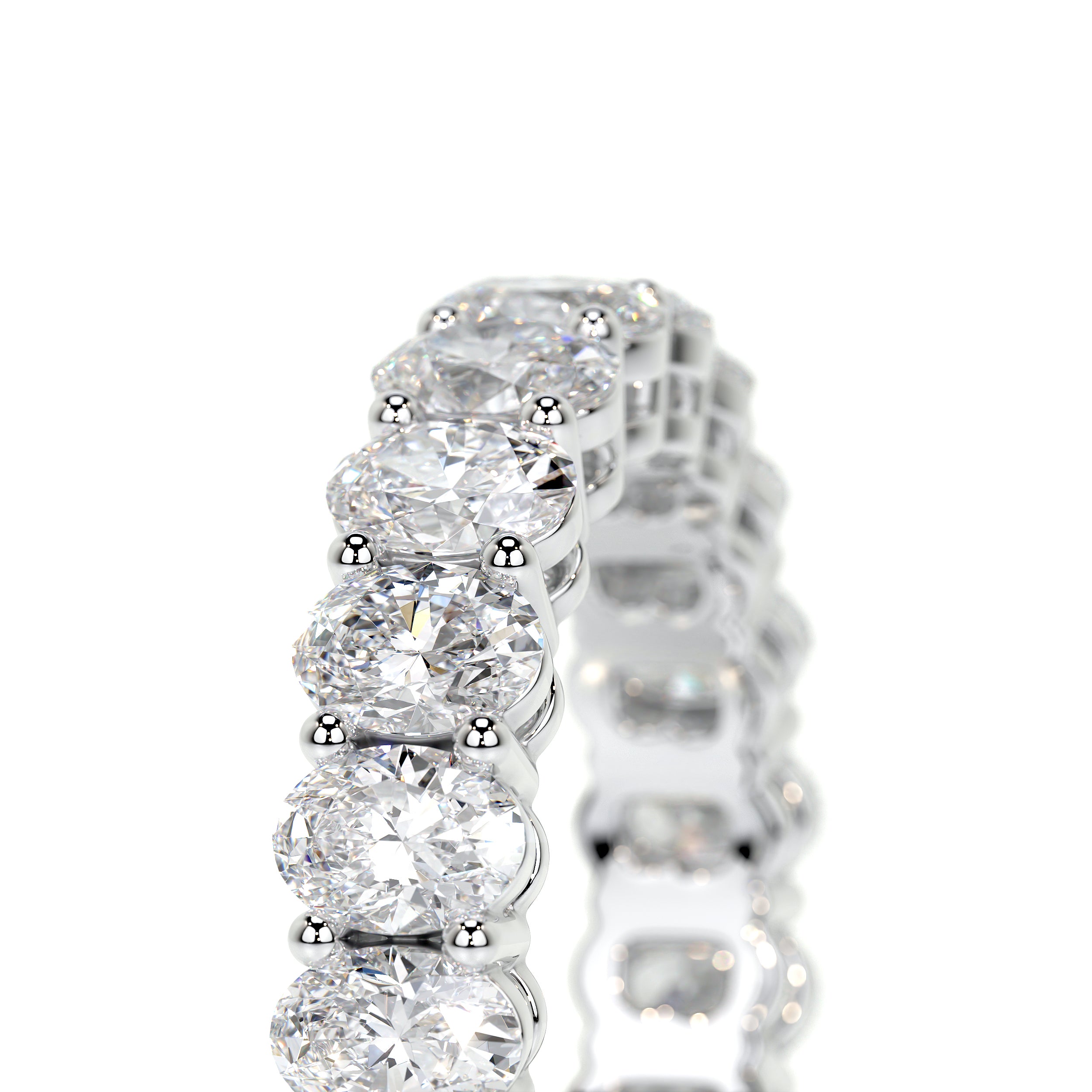 Julia Lab Grown Diamond Wedding Ring   (3.5 Carat) -14K White Gold