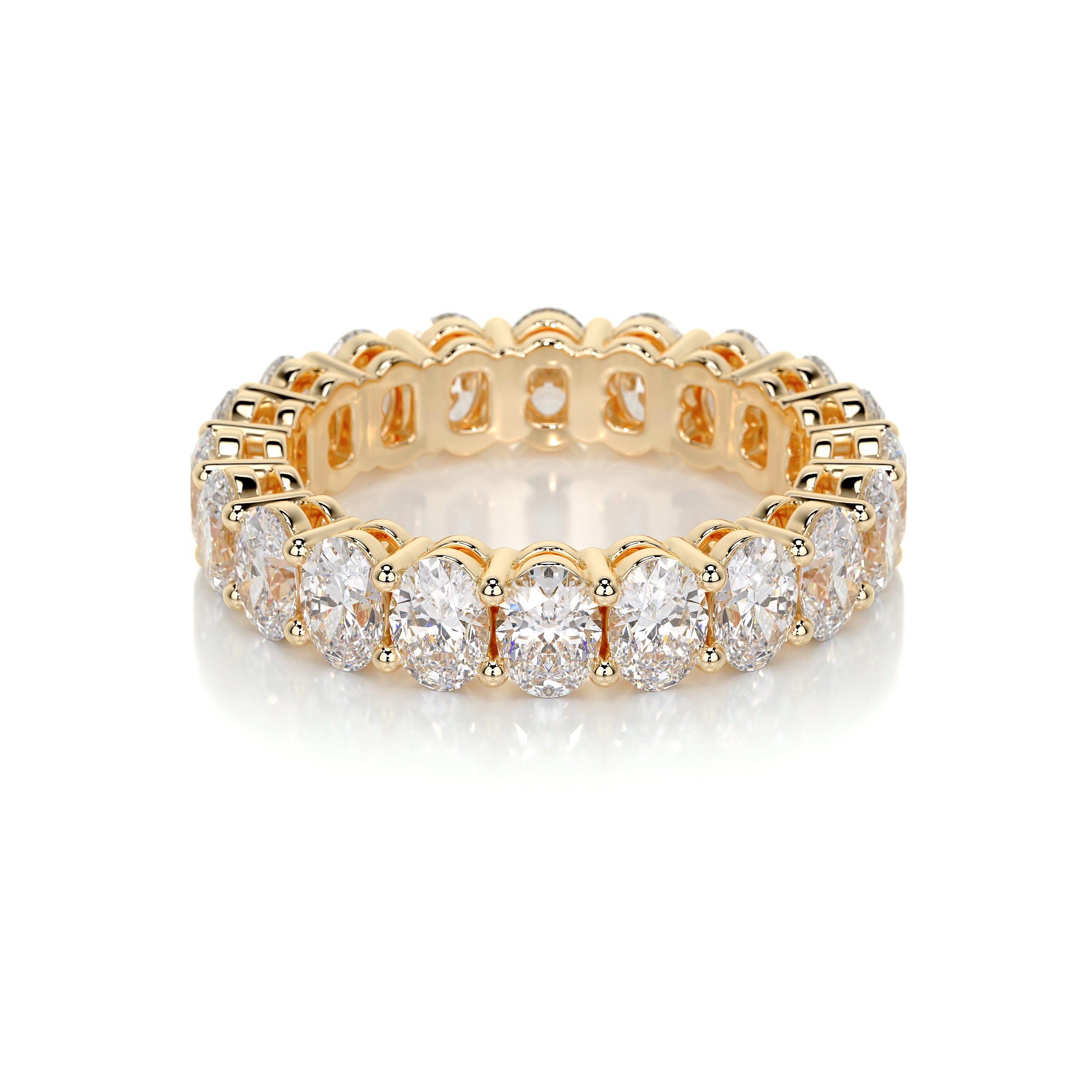 Julia Lab Grown Diamond Wedding Ring   (3.5 Carat) -18K Yellow Gold