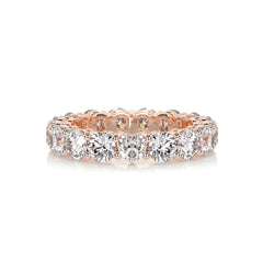 Anne Diamond Wedding Ring -14K Rose Gold