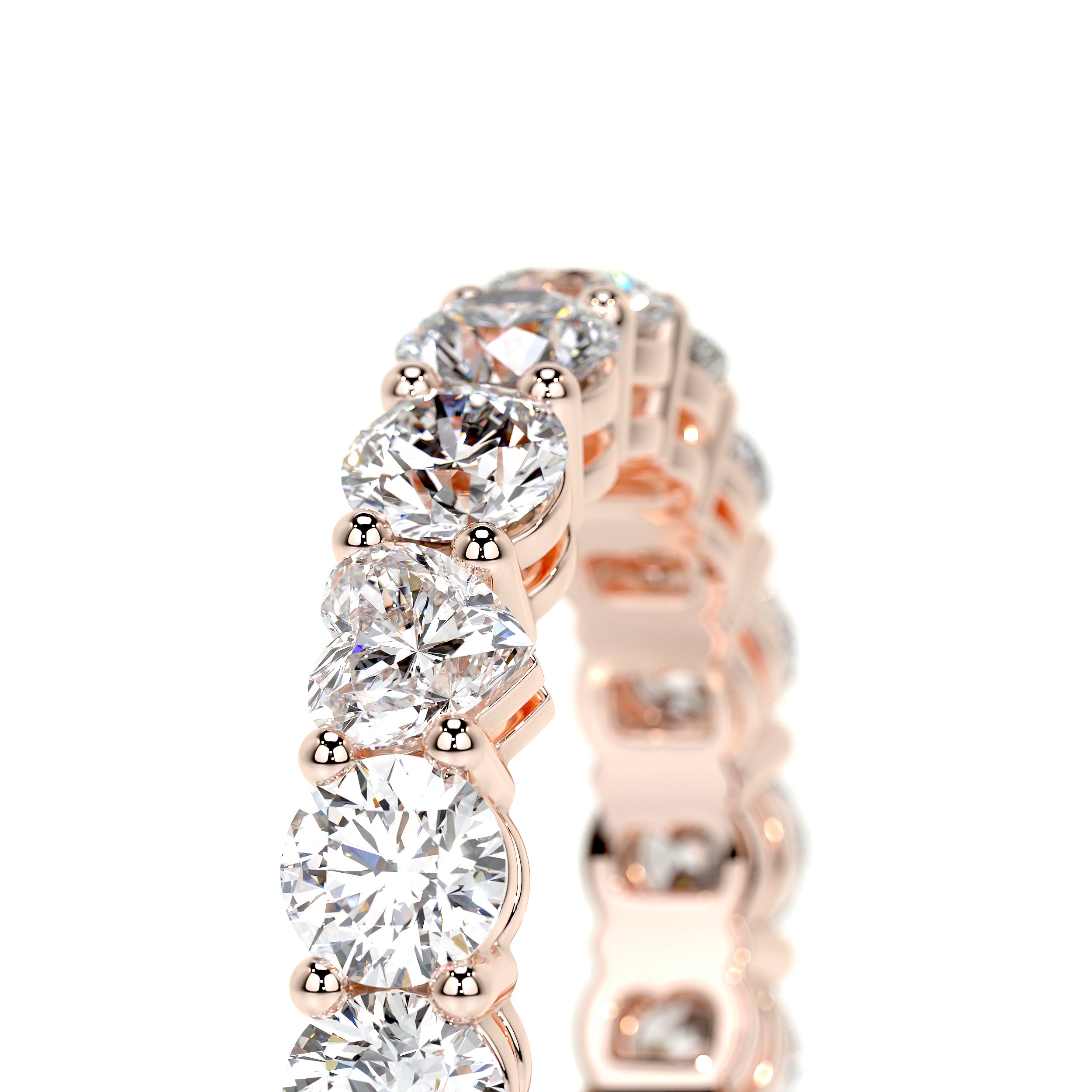 Anne Lab Grown Diamond Wedding Ring -14K Rose Gold