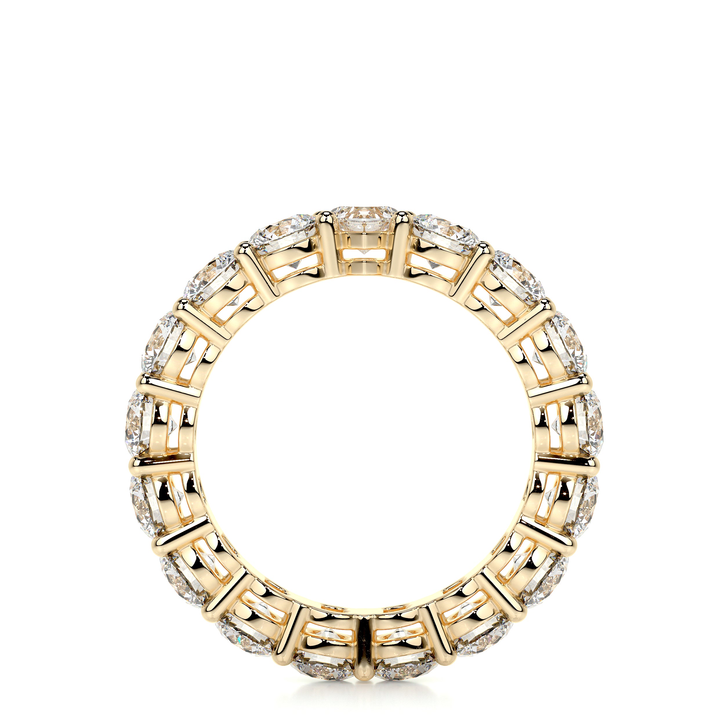 Anne Lab Grown Diamond Wedding Ring   (4 Carat) -18K Yellow Gold