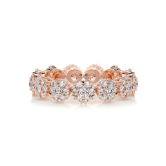 Holly Diamond Wedding Ring (1 Carat) -14K Rose Gold