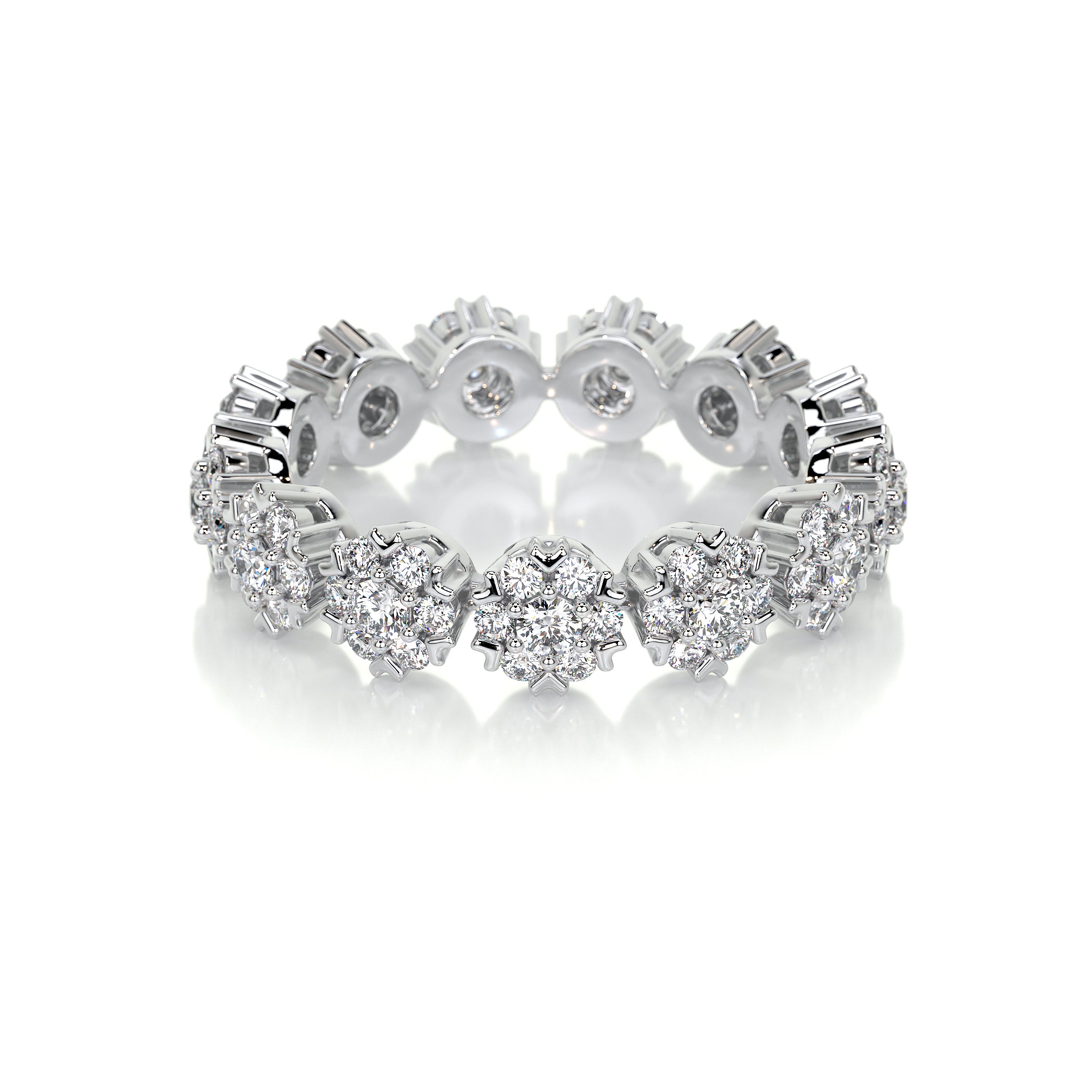 Holly Lab Grown Diamond Wedding Ring   (1 Carat) -14K White Gold